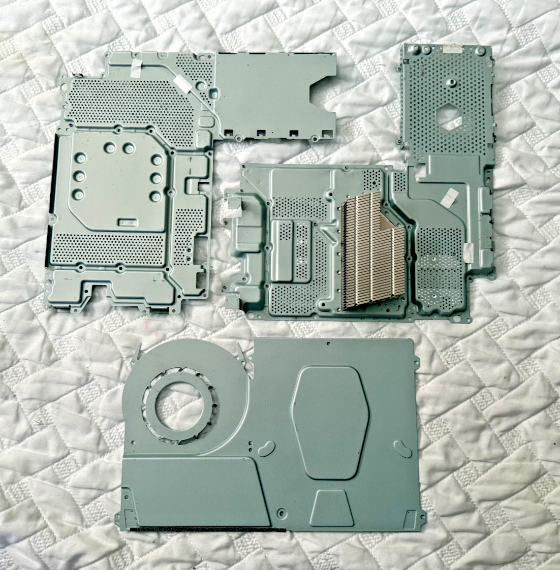 OEM Sony PlayStation 4 PS4 SLIM Heatsink METAL PLATES Housing Part Fits CUH-2015
