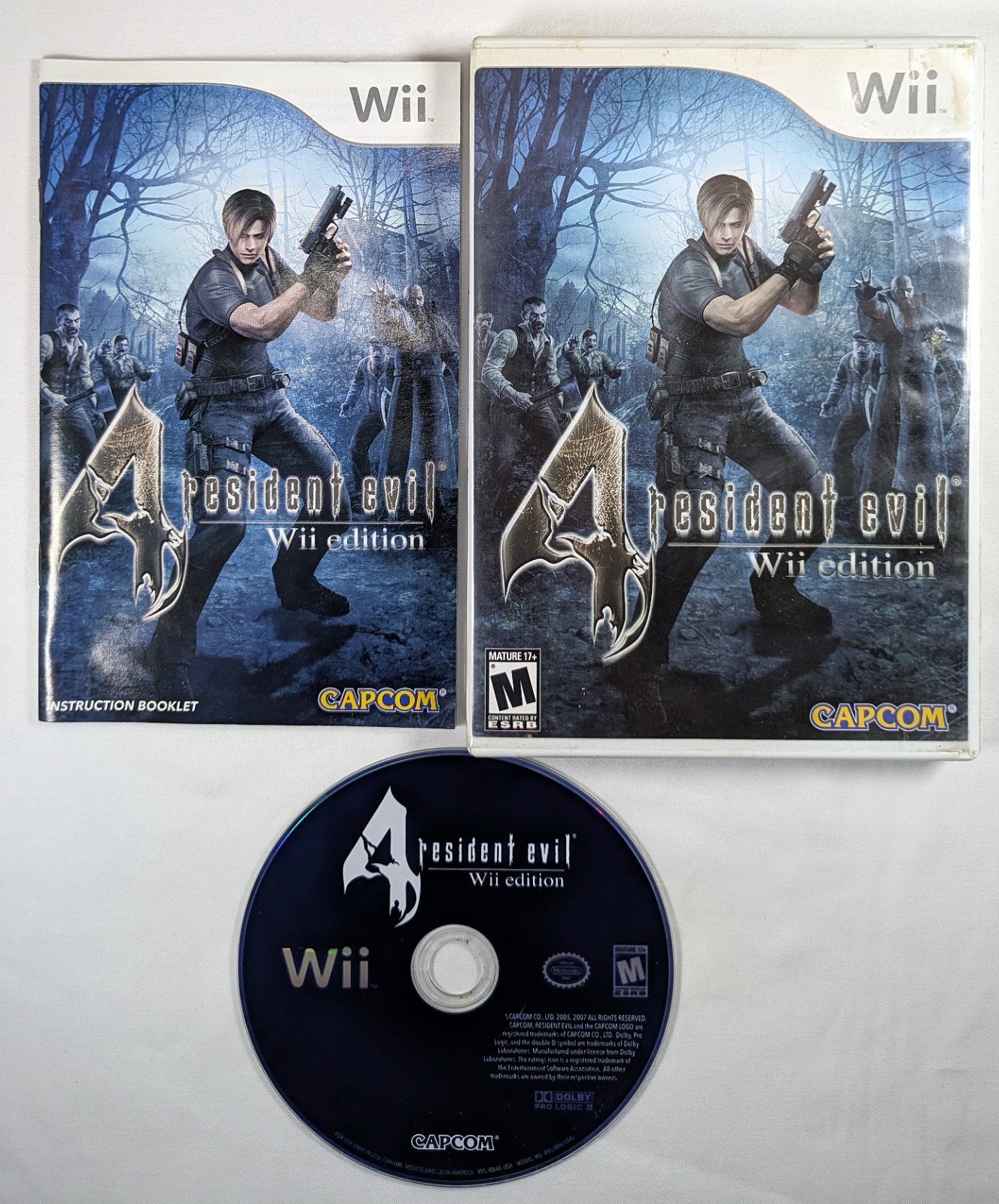 Resident Evil 4 Nintendo Wii Edition with manual tested