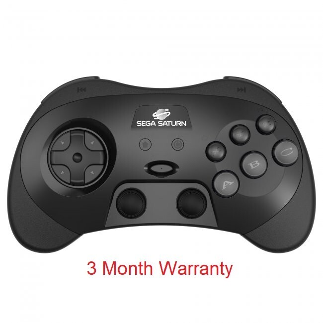 Retro-Bit SEGA Saturn 2.4GHz Wireless Pro Controller for Sega Saturn, PC, Switch