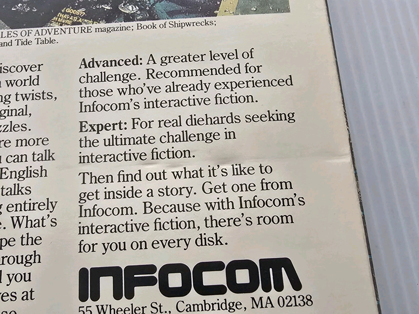 Cutthroats (Macintosh, 1984) Infocom Gray Box