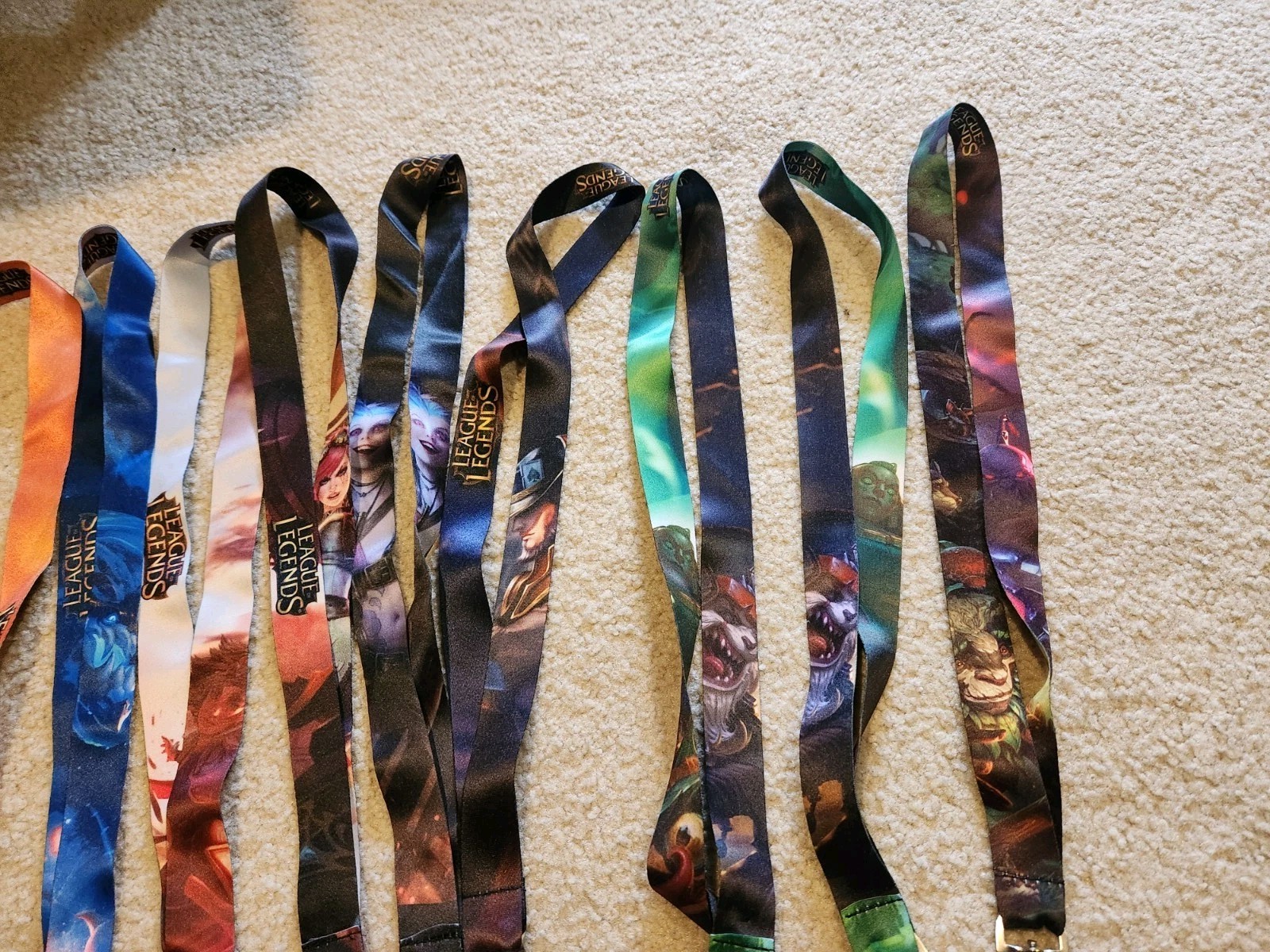 League Of Legends Reversable Lanyards Lot of 10! Pax – Jinx Vi Kled – Brand New