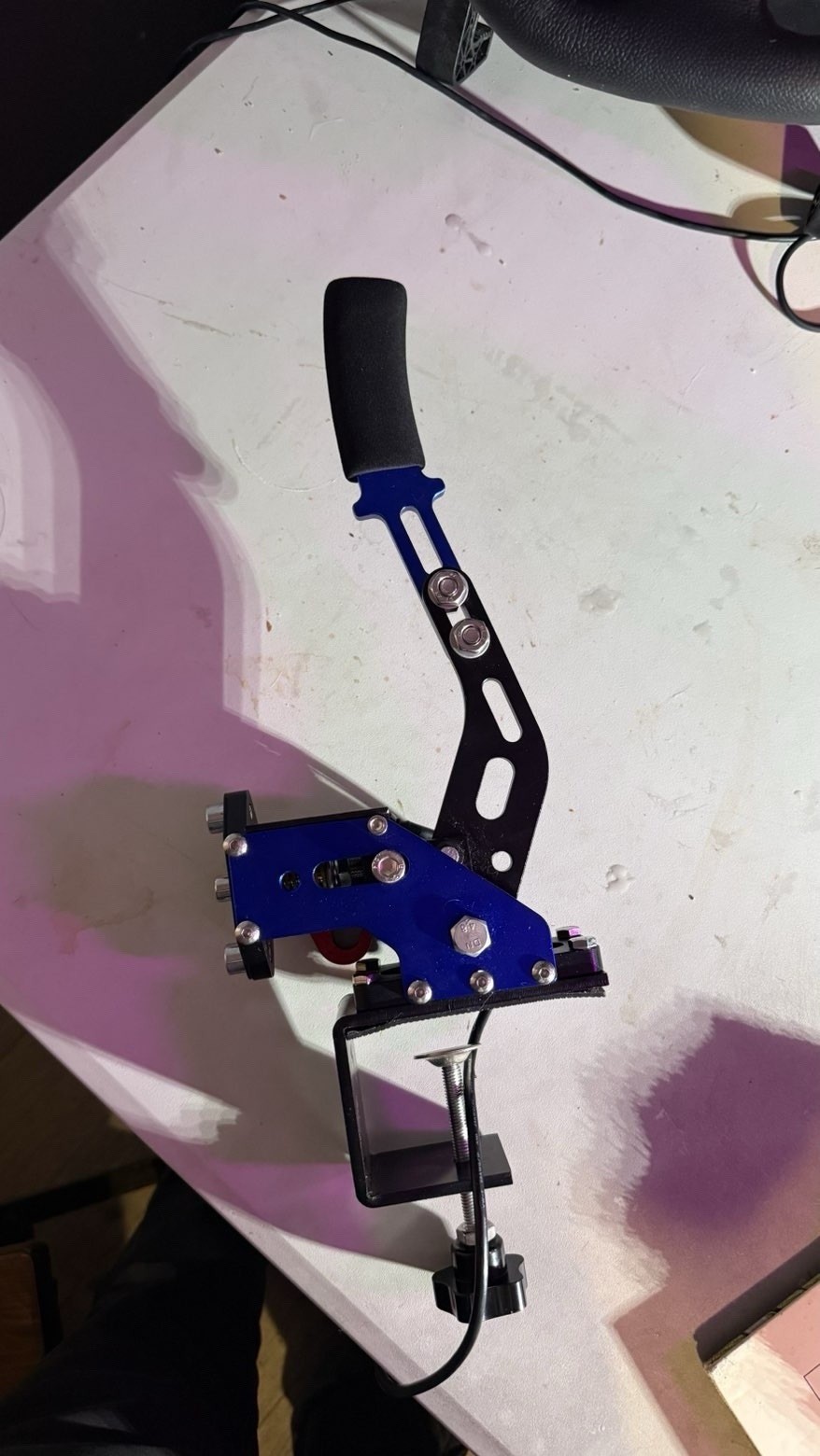 Logitech G923 Racing Wheel and Pedals, G923 Shifter, Custom Handbrake