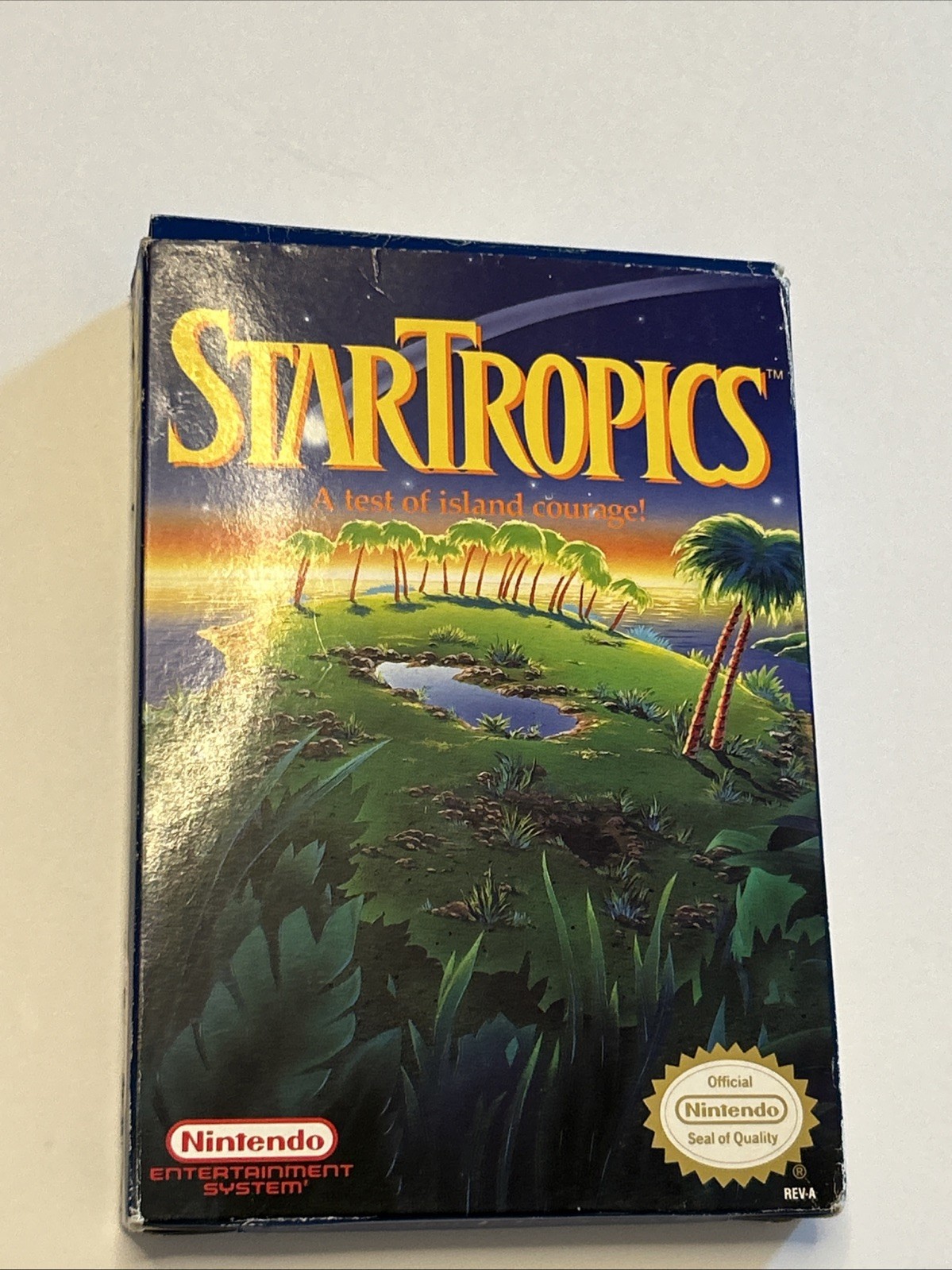 StarTropics – Nintendo NES (1990) – Complete in Box (CIB) W/ Box Manual Letter