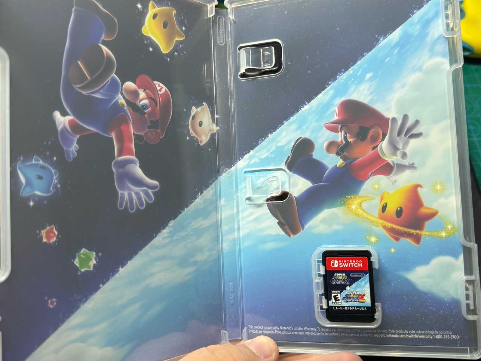 Super Mario Galaxy + Super Mario Galaxy 2 Switch + Both Amiibo