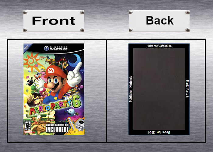 Mario Party 4,5,6,7,8,9 Video Game Box Art *GameCube/Wii* High Quality Magnet