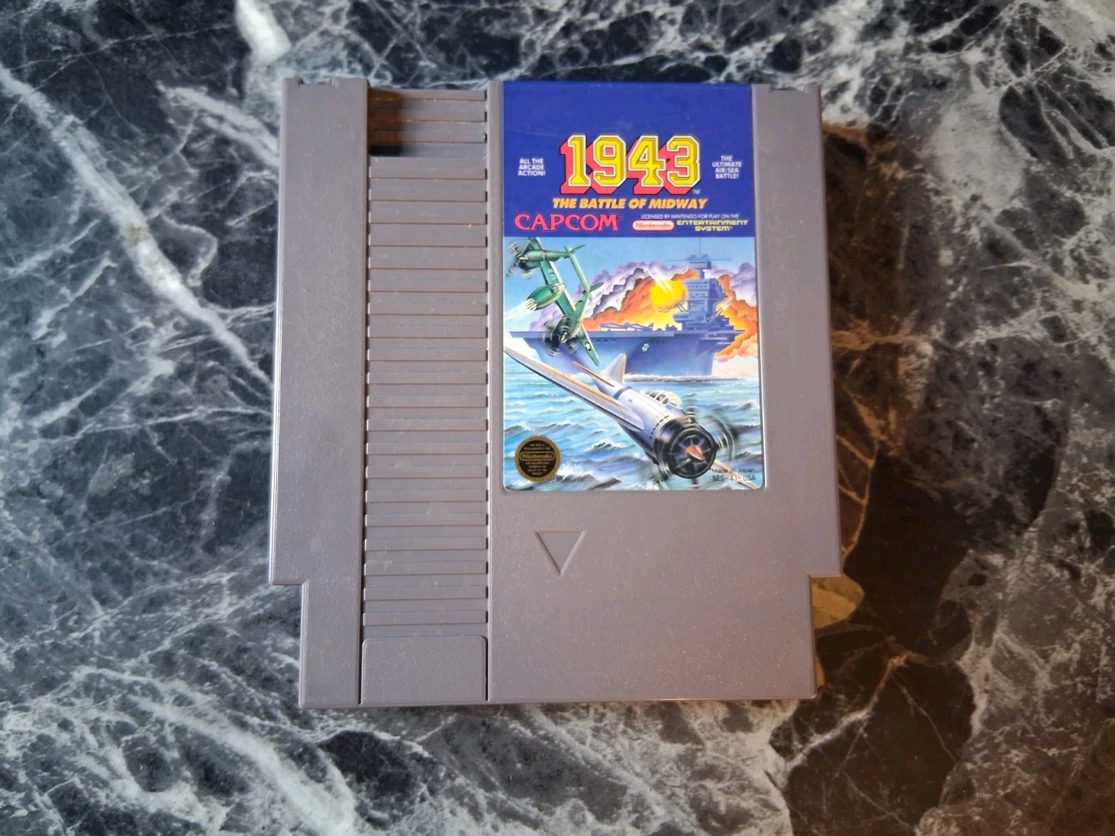 1943 The Battle of Midway NES Authentic Contacts Cleaned