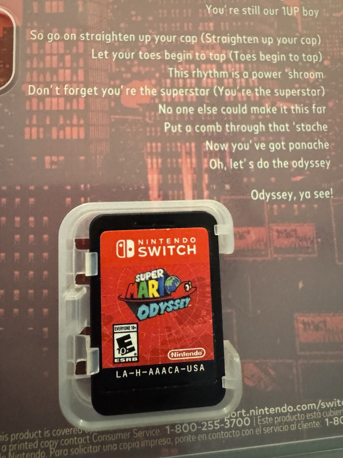 Nintendo Super Mario Odyssey Switch Cartridge w/ Case NTSC 2017 Multiplayer