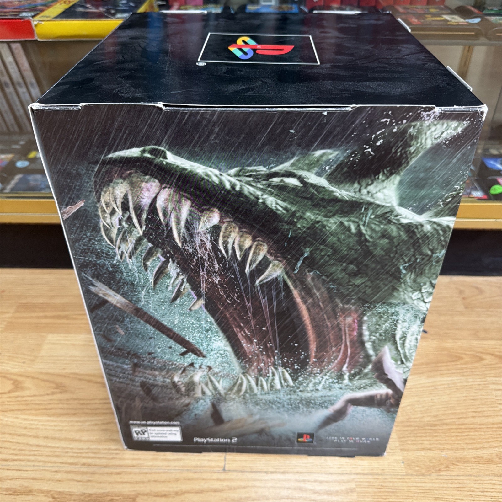 God Of War PlayStation 2 Store Promo 3D CUBE Pop Out Free Shipping