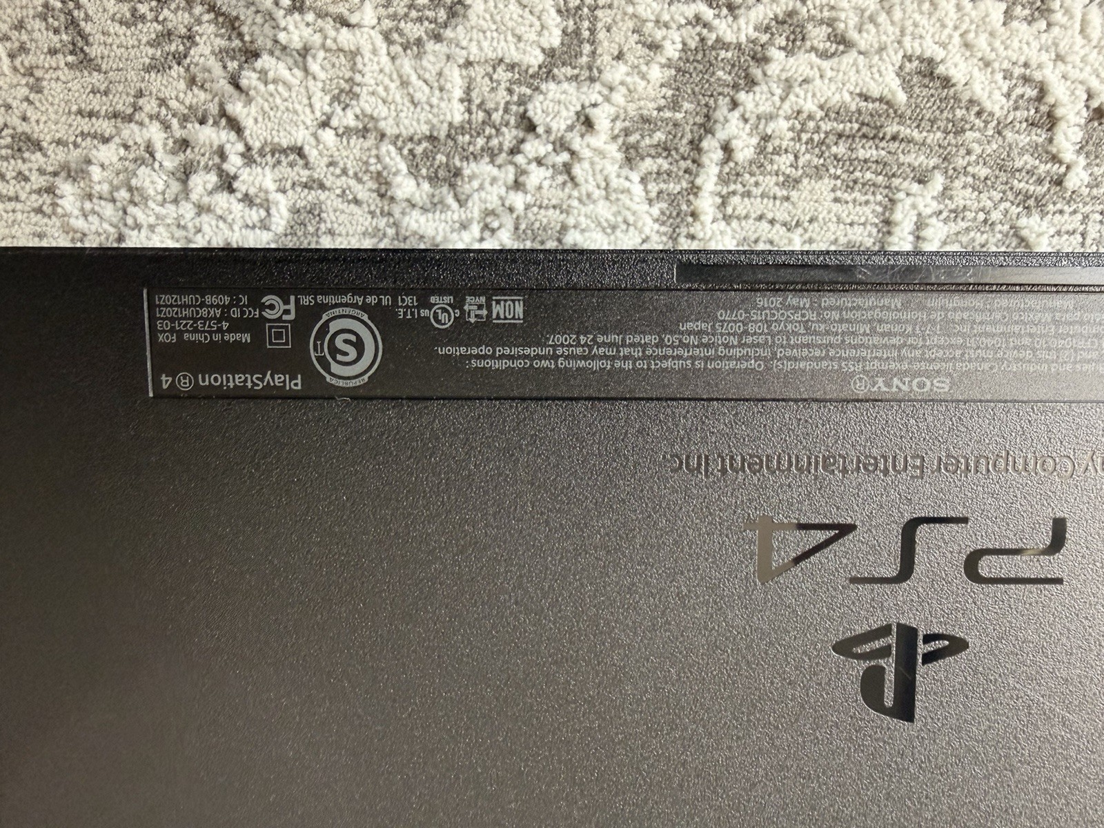 Sony PlayStation4 CUH-1215A 500GB Black Console W/ HDMI/PWR CRDS Tested Working!