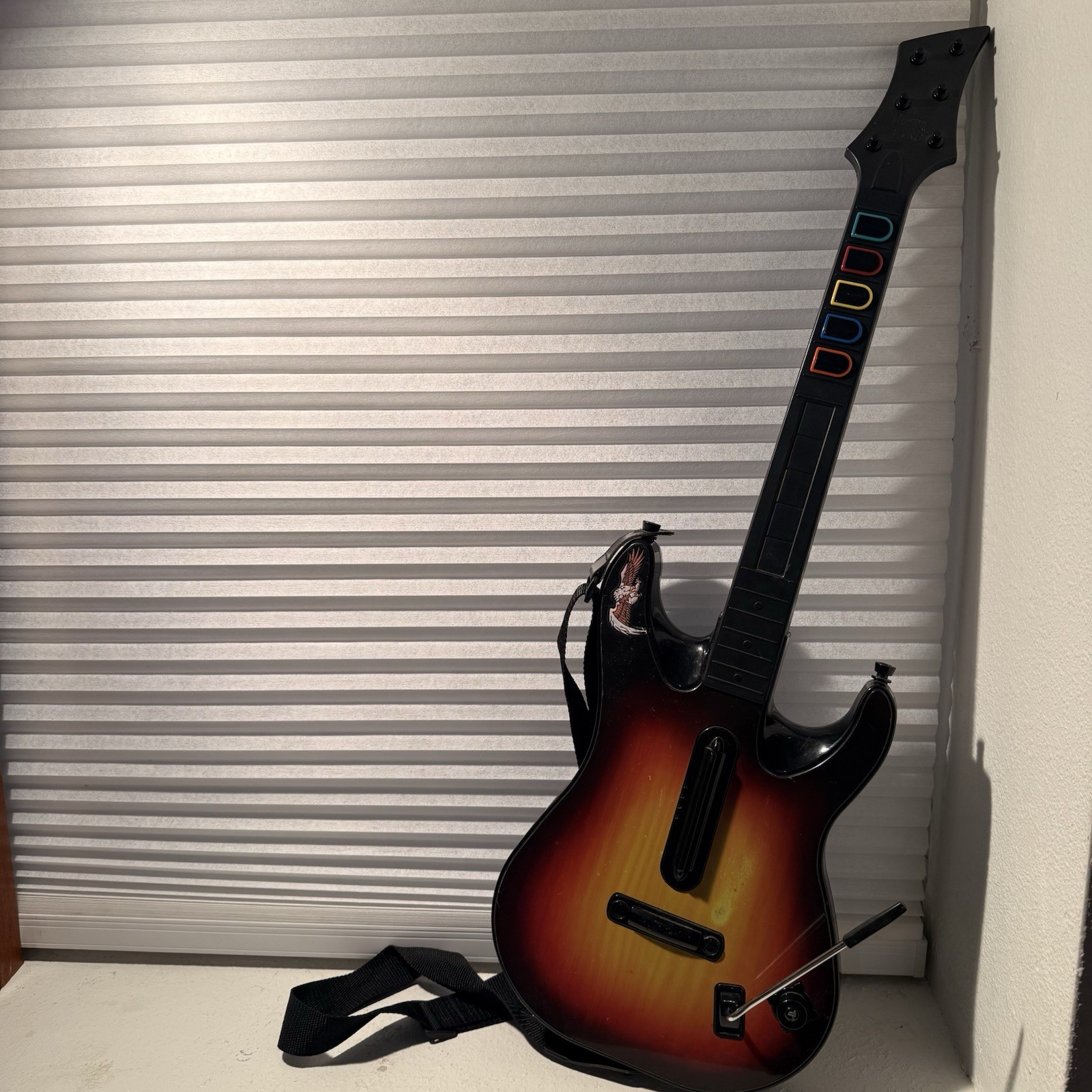 PS3 RedOctane Guitar Hero Wireless Guitar Controller Sunburst Black 95451.805