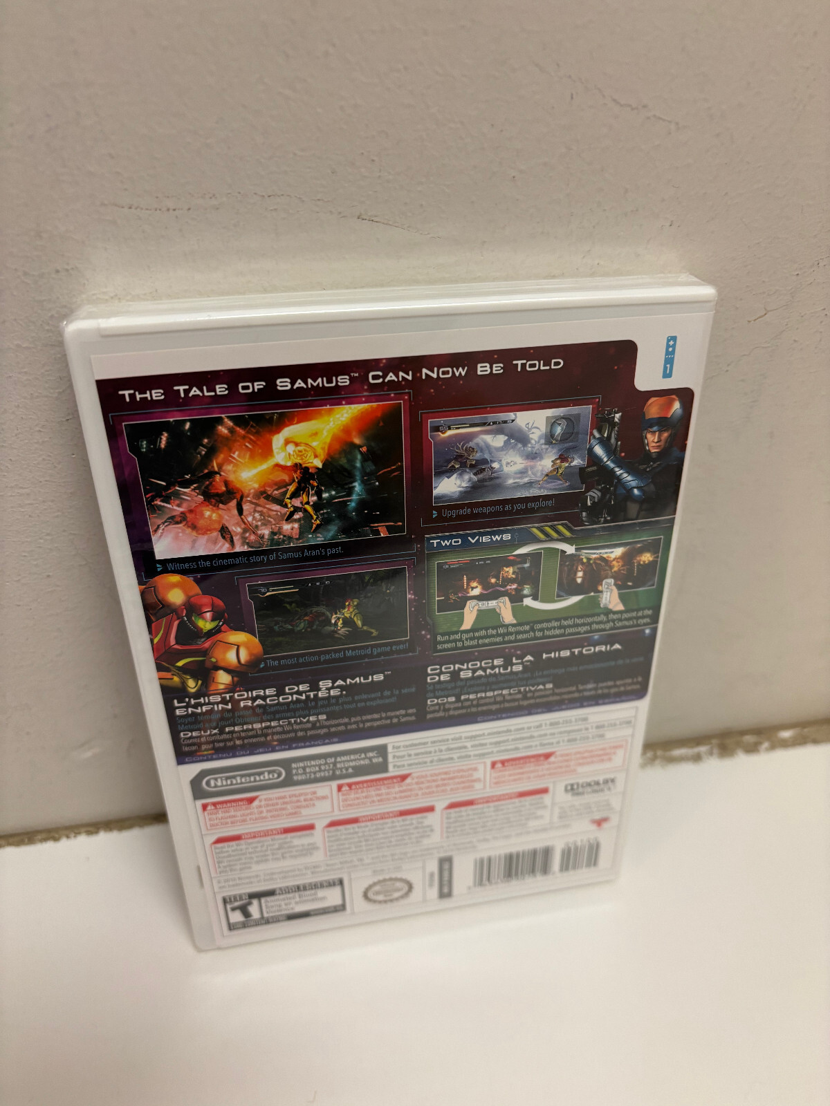 Metroid: Other M ~ Nintendo Wii, 2010 ~ Brand New/Sealed With Sealed Art Folio