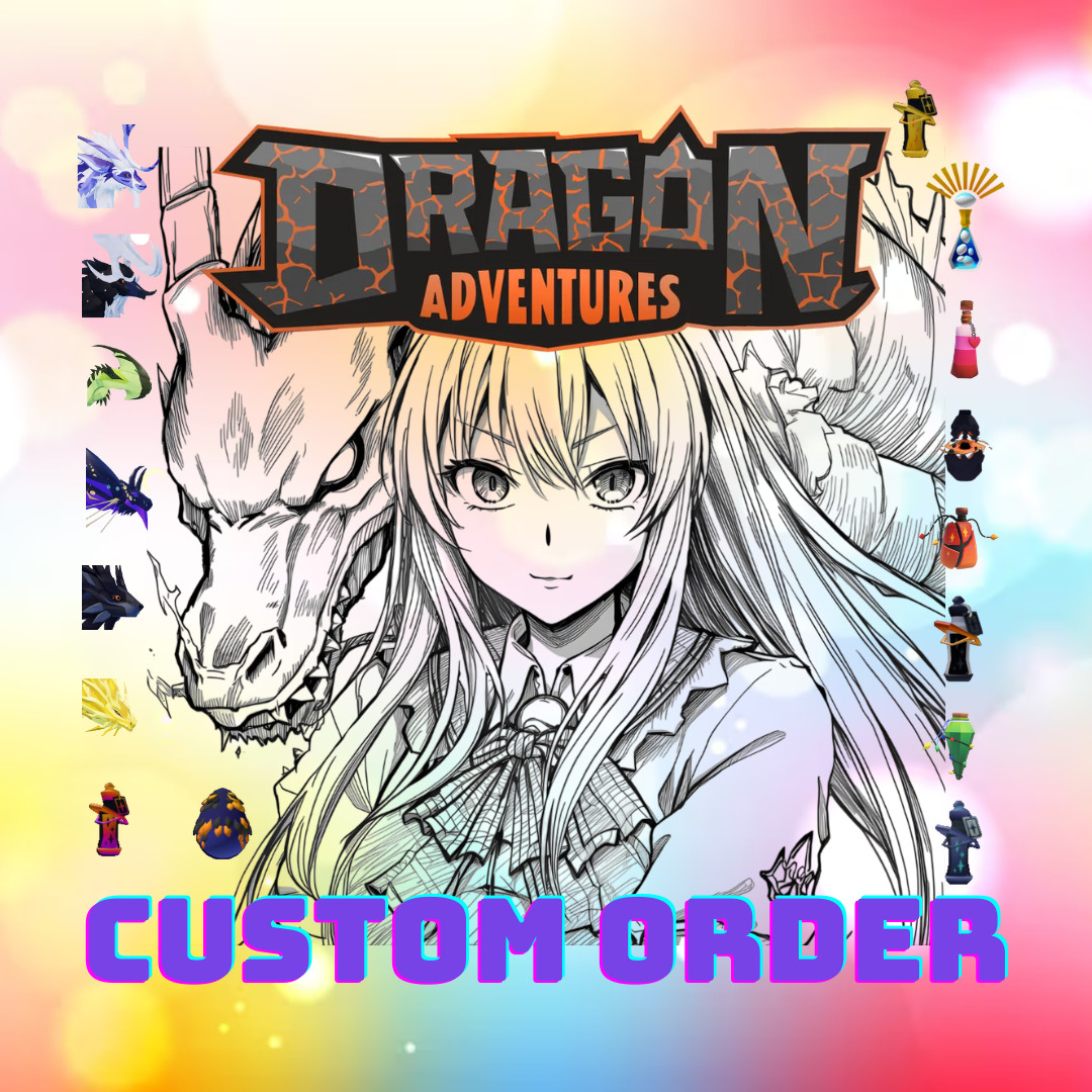 DRAGON ADVENTURES Custom Order – Dragons, Potions, Coins, Color Themes & More
