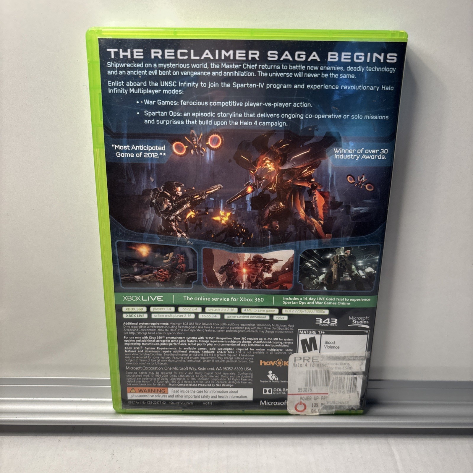 Microsoft Xbox 360 Halo 4