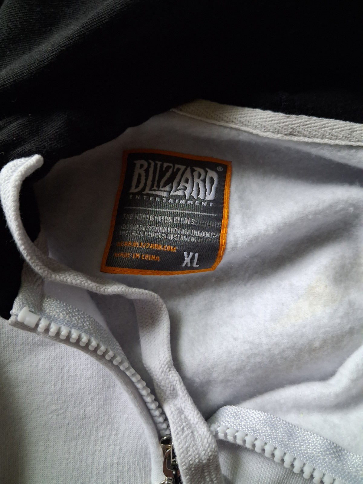 Rare Overwatch Blizzard BlizzCon 2018 XL Hoodie Zip Up