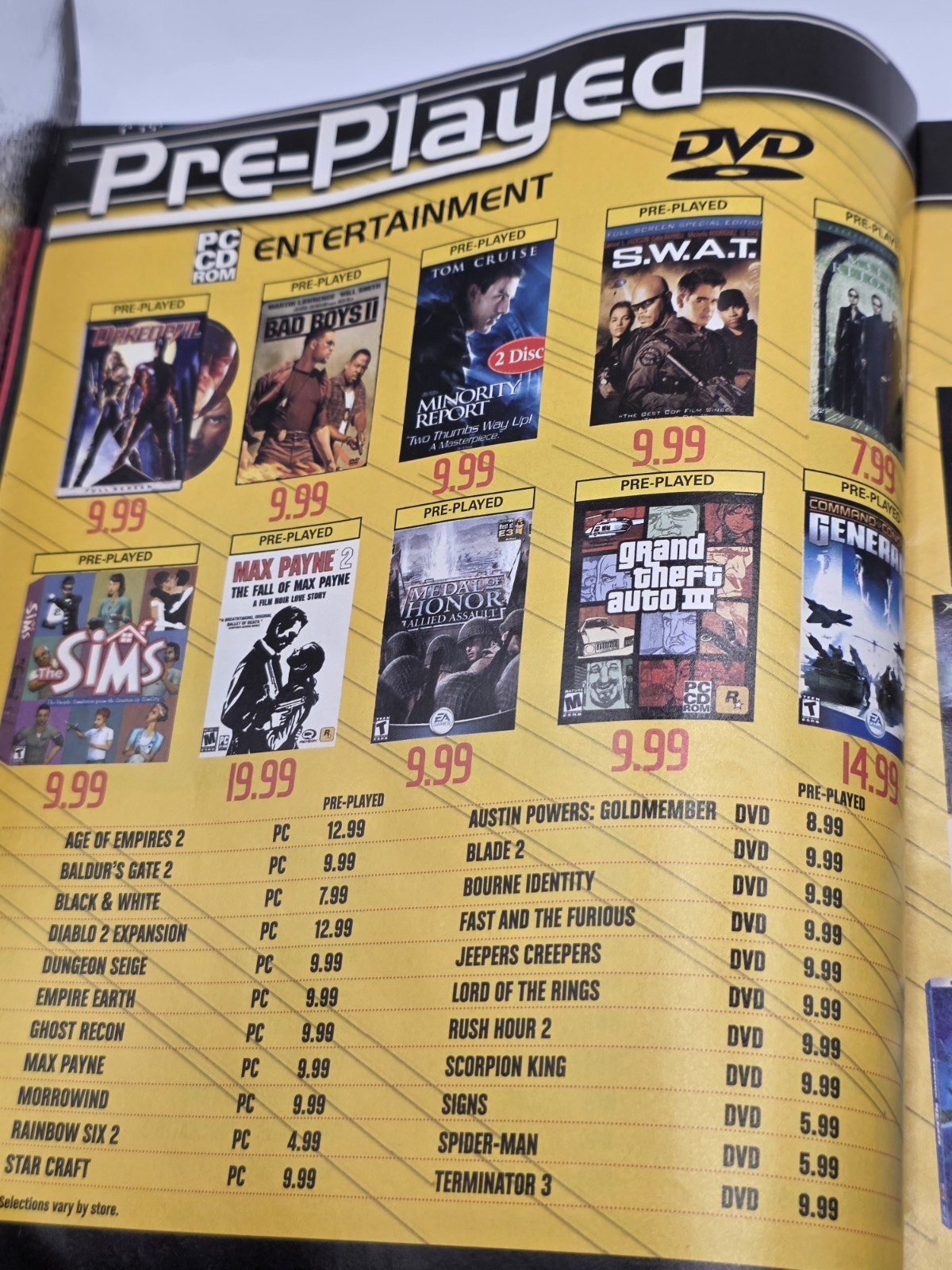 EB Games Summer 2004 Catalog Spider-Man 2 Pikmin 2 VG Complete Magazine Promo