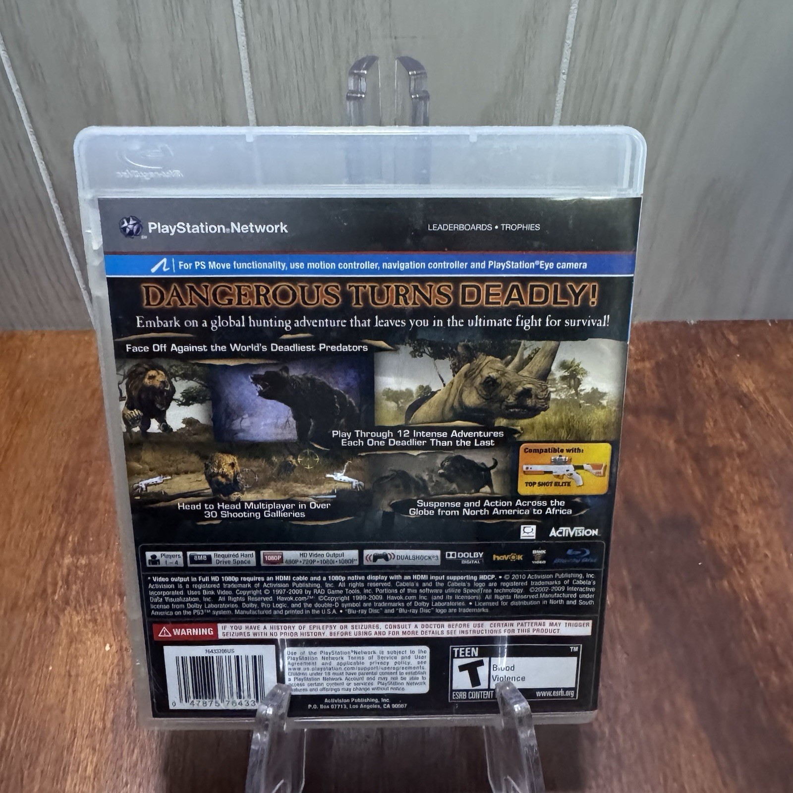 Cabela’s Dangerous Hunts 2011 (PlayStation 3, 2010) Complete with Manual CIB