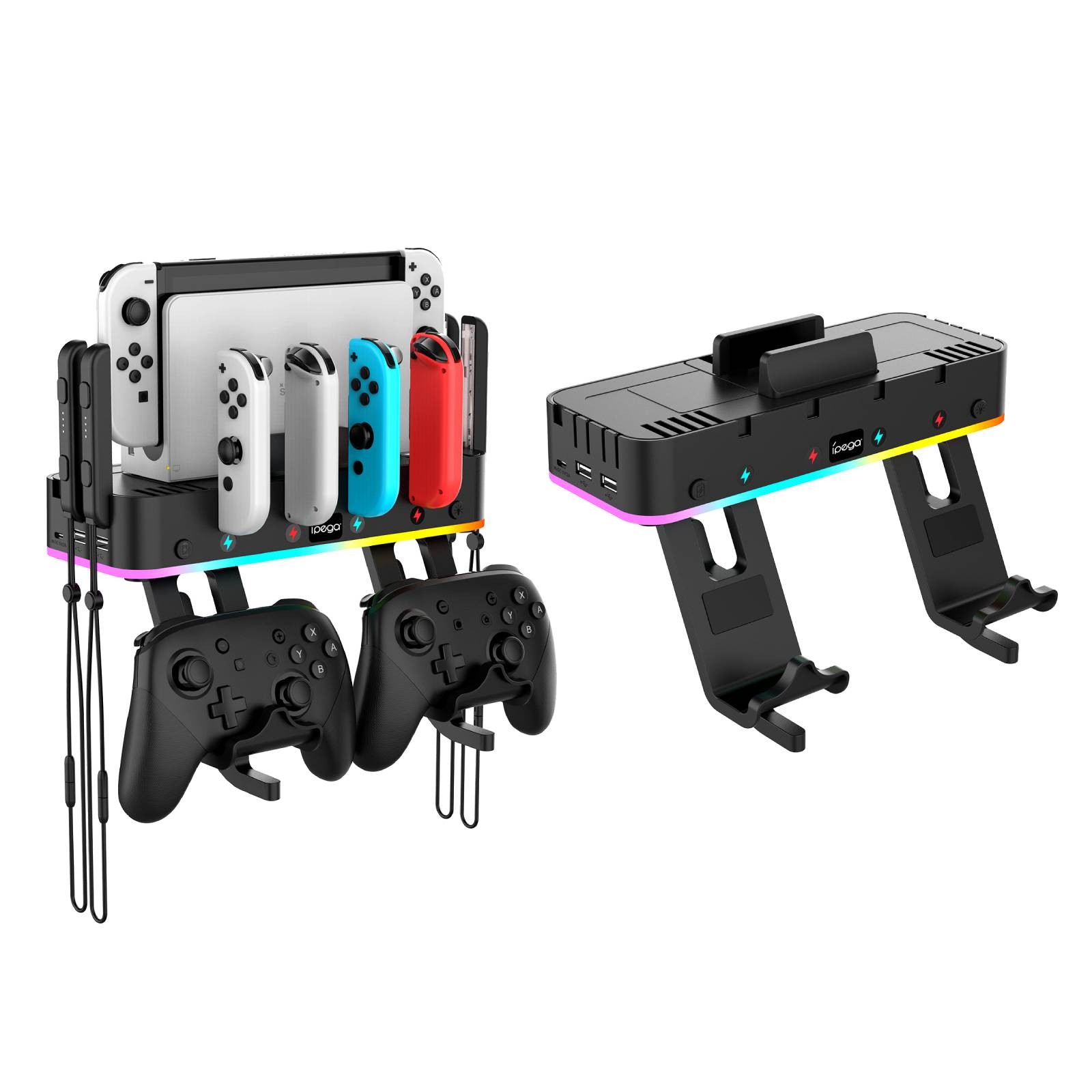 Charging Dock For NS Switch / Switch OLED Game Console Charger Wall Mount Holder