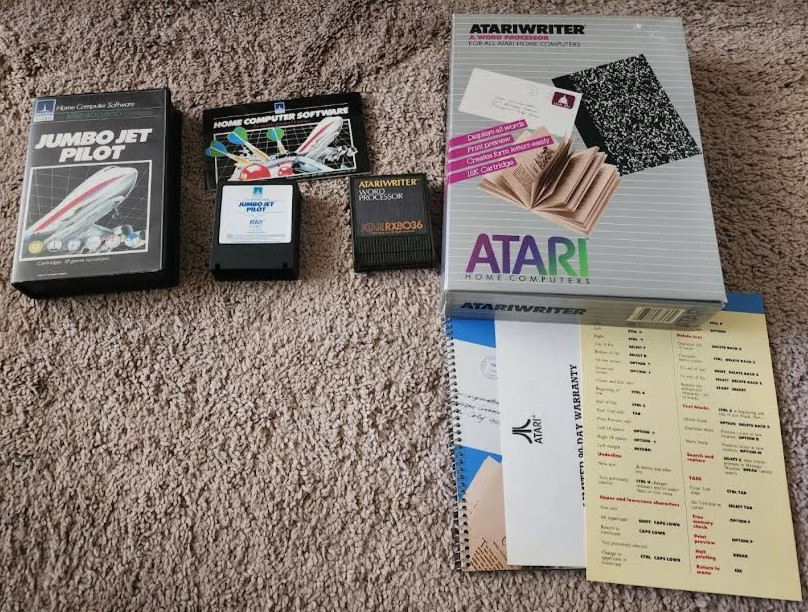 13 Atari 400 800 Cassette & Computer games WAYOUT Starbase Hyperion GHOST HUNTER