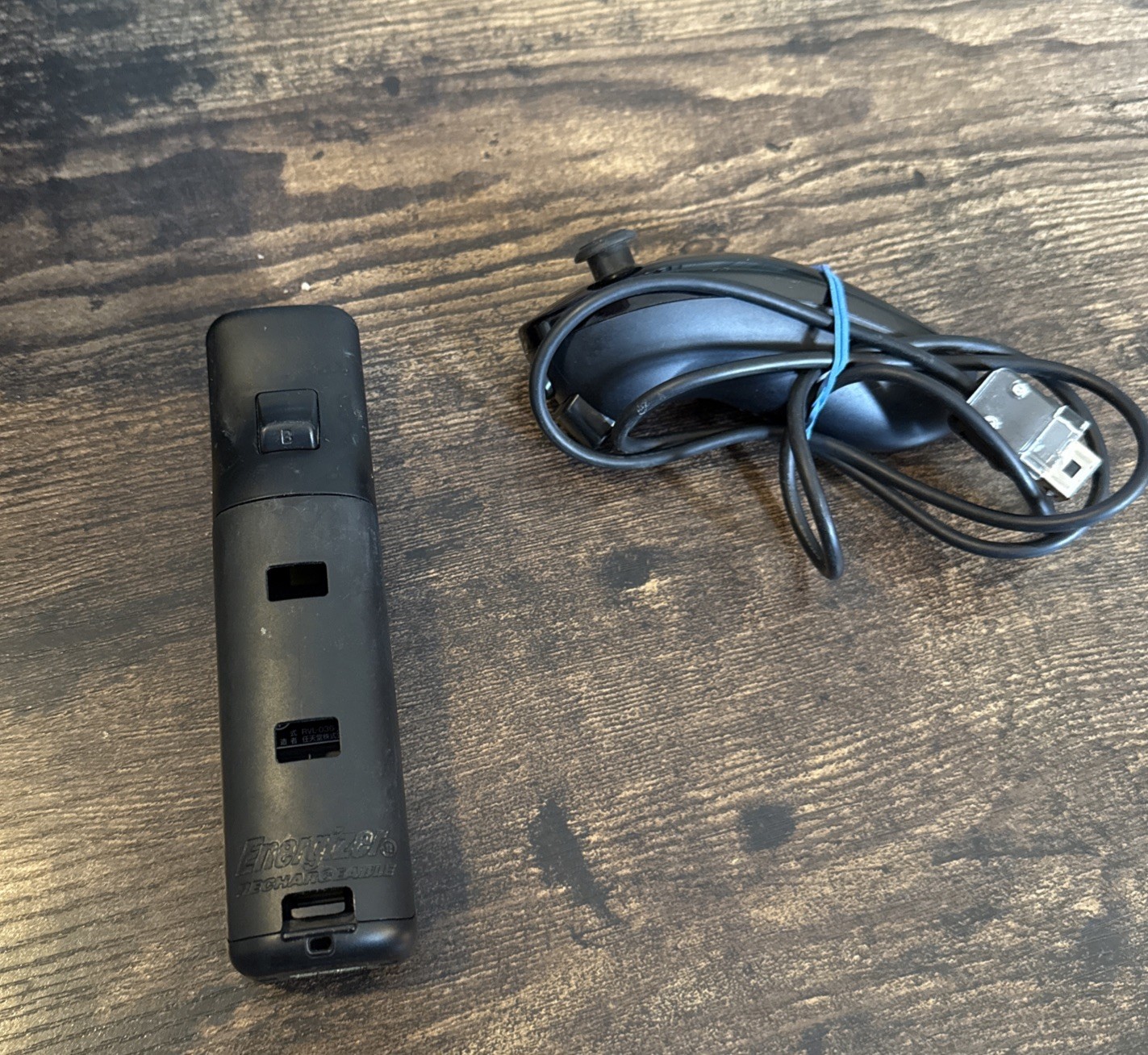 Nintendo Wii Console RVL-101 Black System with OEM Remote Motion Plus Tested