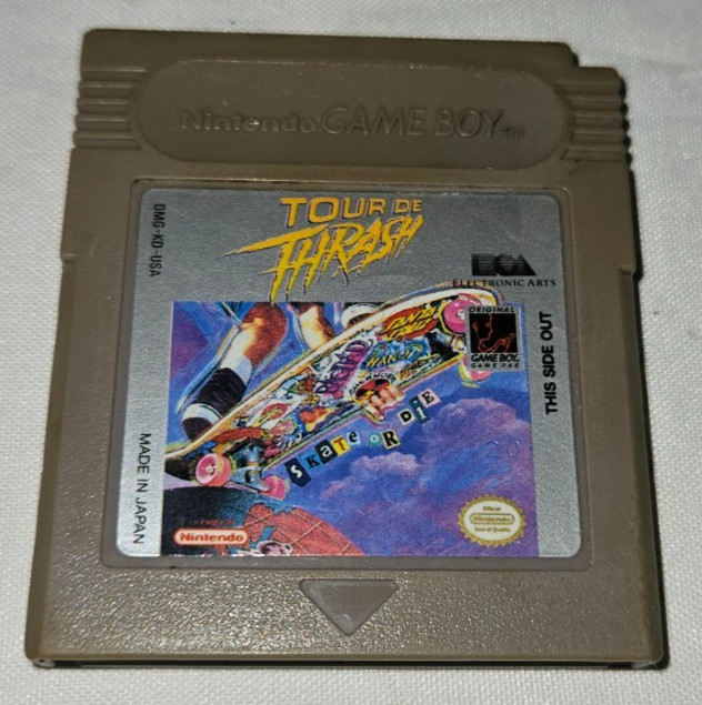 Skate or Die Tour De Thrash Cartridge Only Authentic Nintendo GameBoy USA 1991
