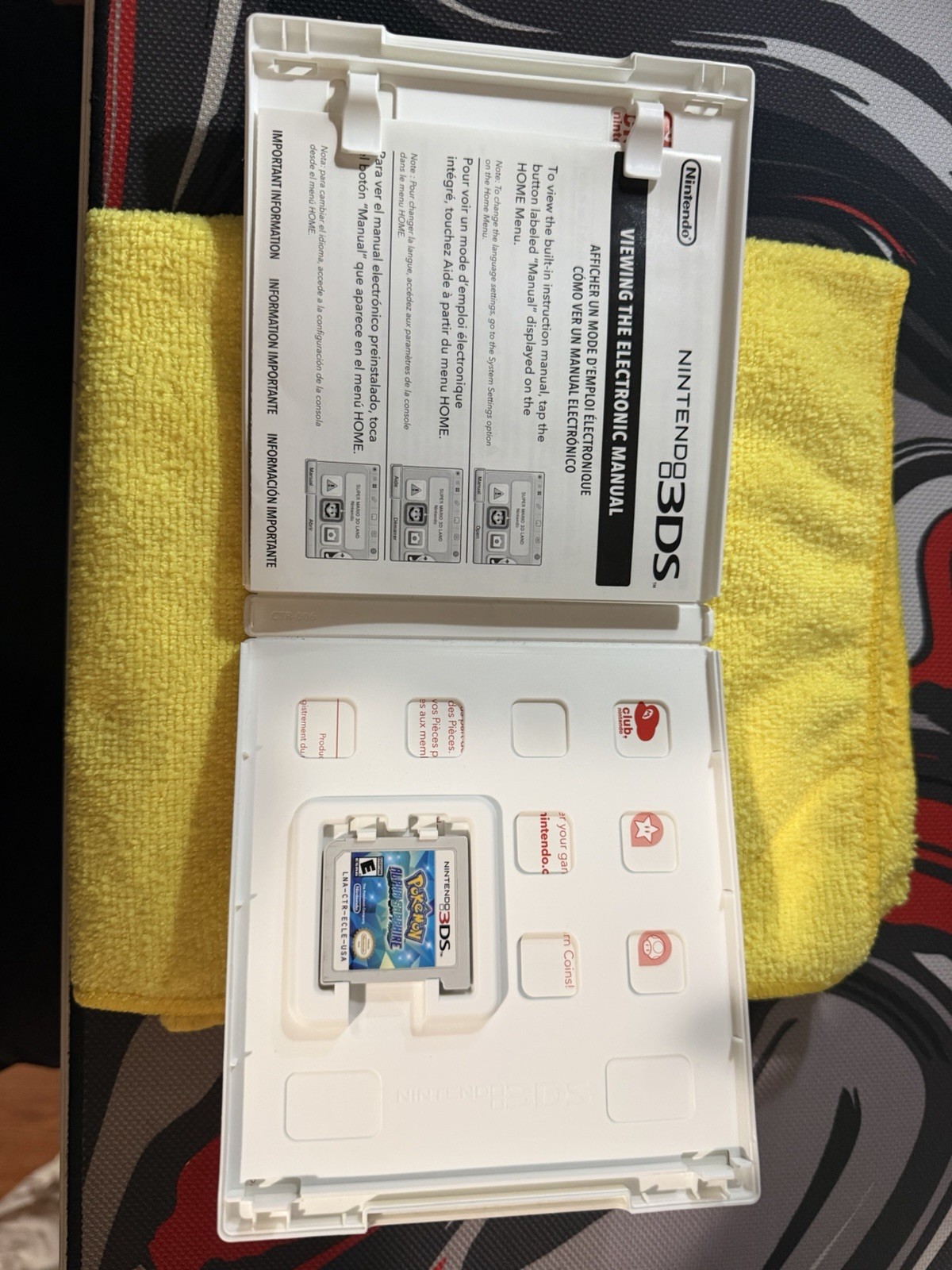 Pokémon Alpha Sapphire (Nintendo 3DS, 2014) CIB w/ Case, Manual, Tested