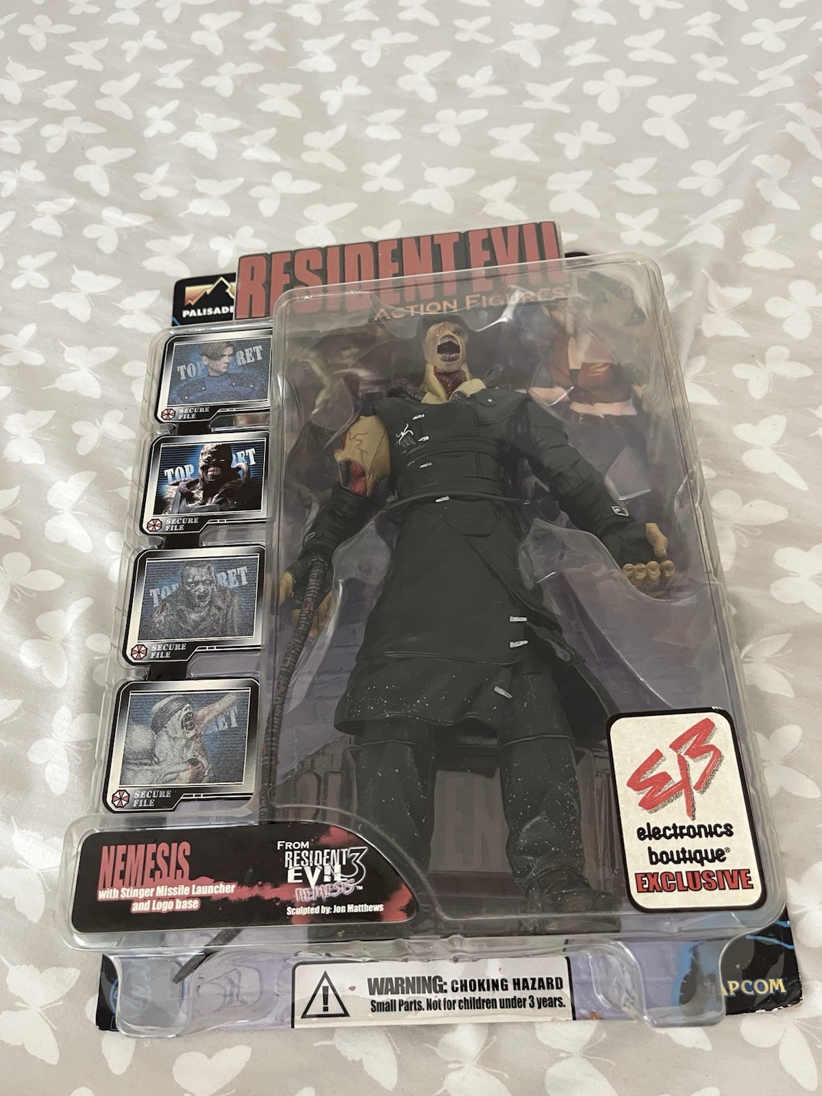 Sealed – Resident Evil Nemesis Action Figure Palisades EB Exclusive Variant2001