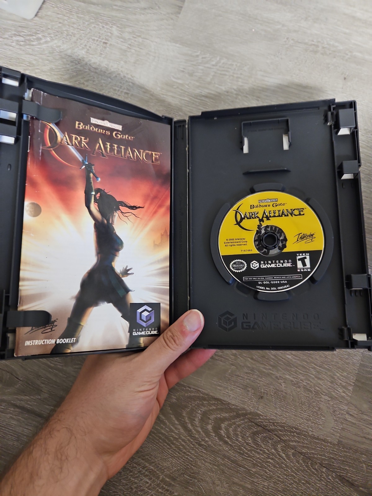 Baldur’s Gate Dark Alliance (Nintendo GameCube, 2002) Complete CIB Free Shipping
