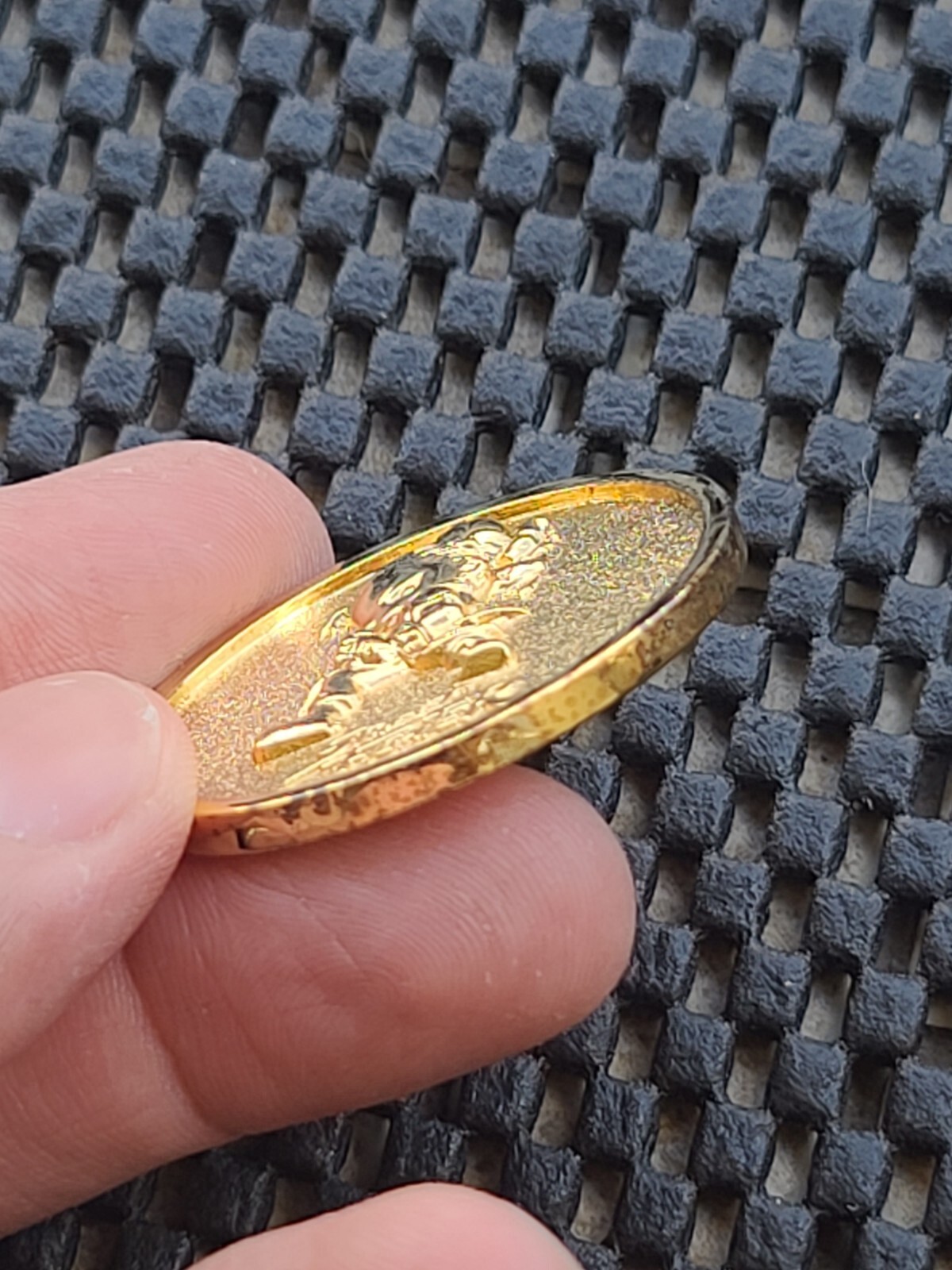 Street Fighter Coin Medal Video Game 10t Anniversary Rare CAPCOM SNES SEGA GBA