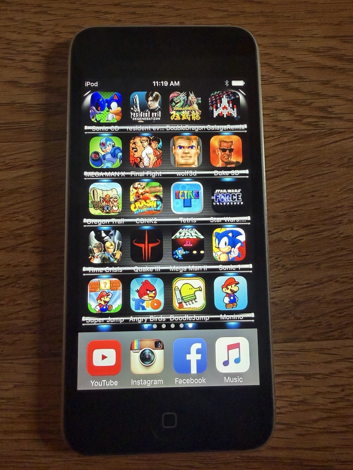 100 Old Rare Ios Games Ipod Touch 5th 16gb Halo Contra Pokemon Power Rangers