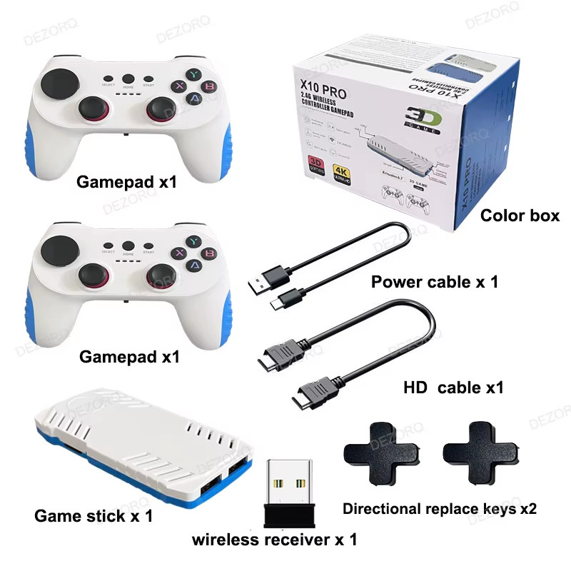 X10 Pro Retro Gaming Console with 50 Emulators and 50,000 Classic Games
