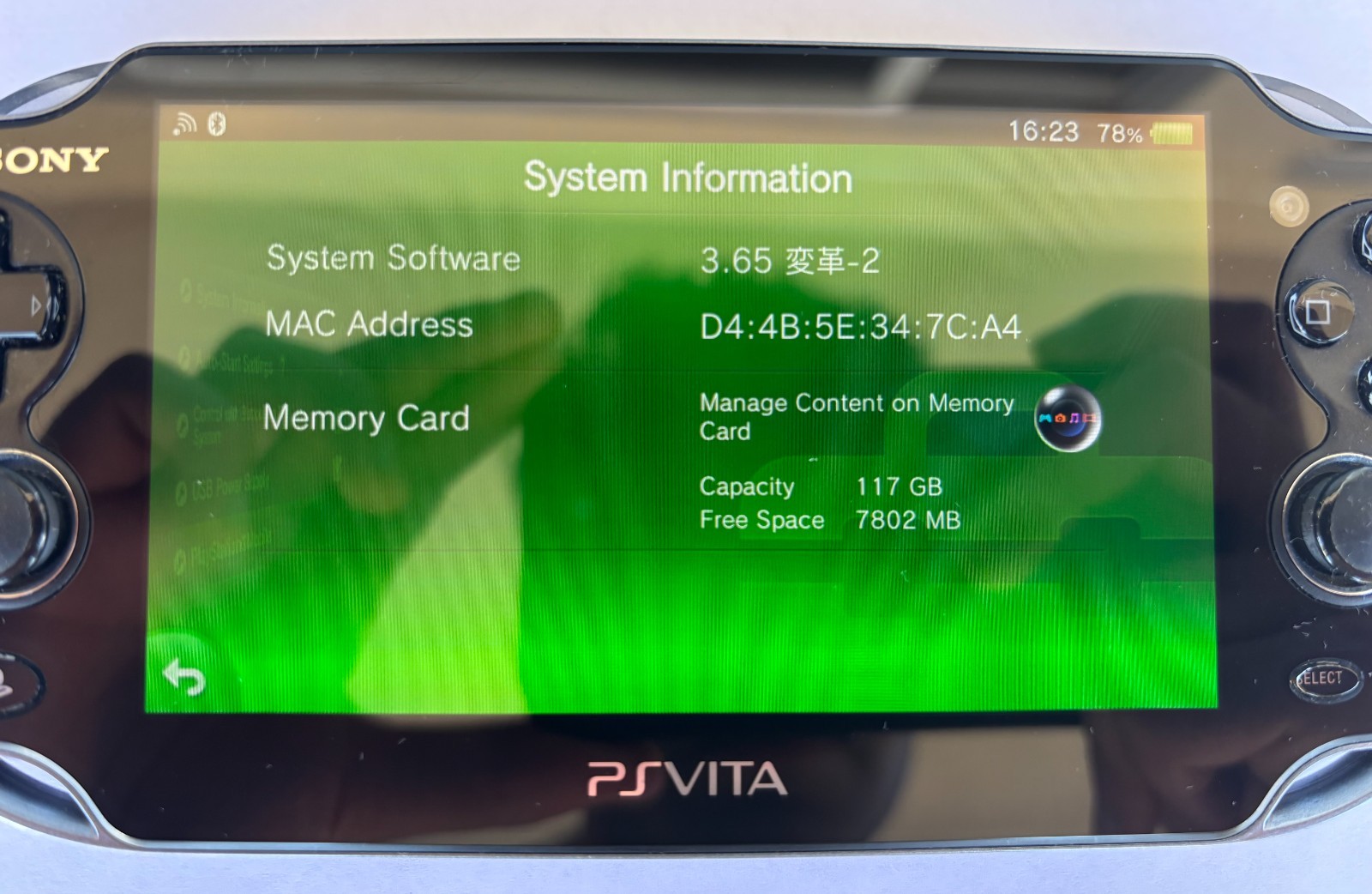 SONY PLAYSTATION VITA OLED PCH-1000/1100 FIRMWARE 3.65 128GB – SHIP IN 1-DAY