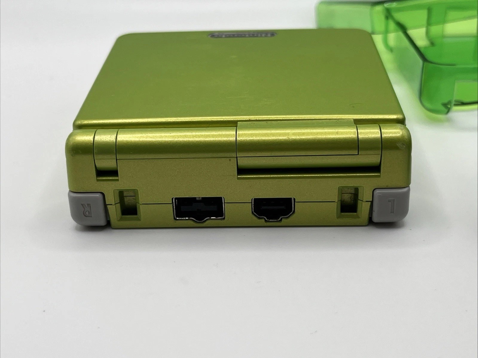 Nintendo Game Boy Advance SP Lime Green Edition W Charger – Case & Game