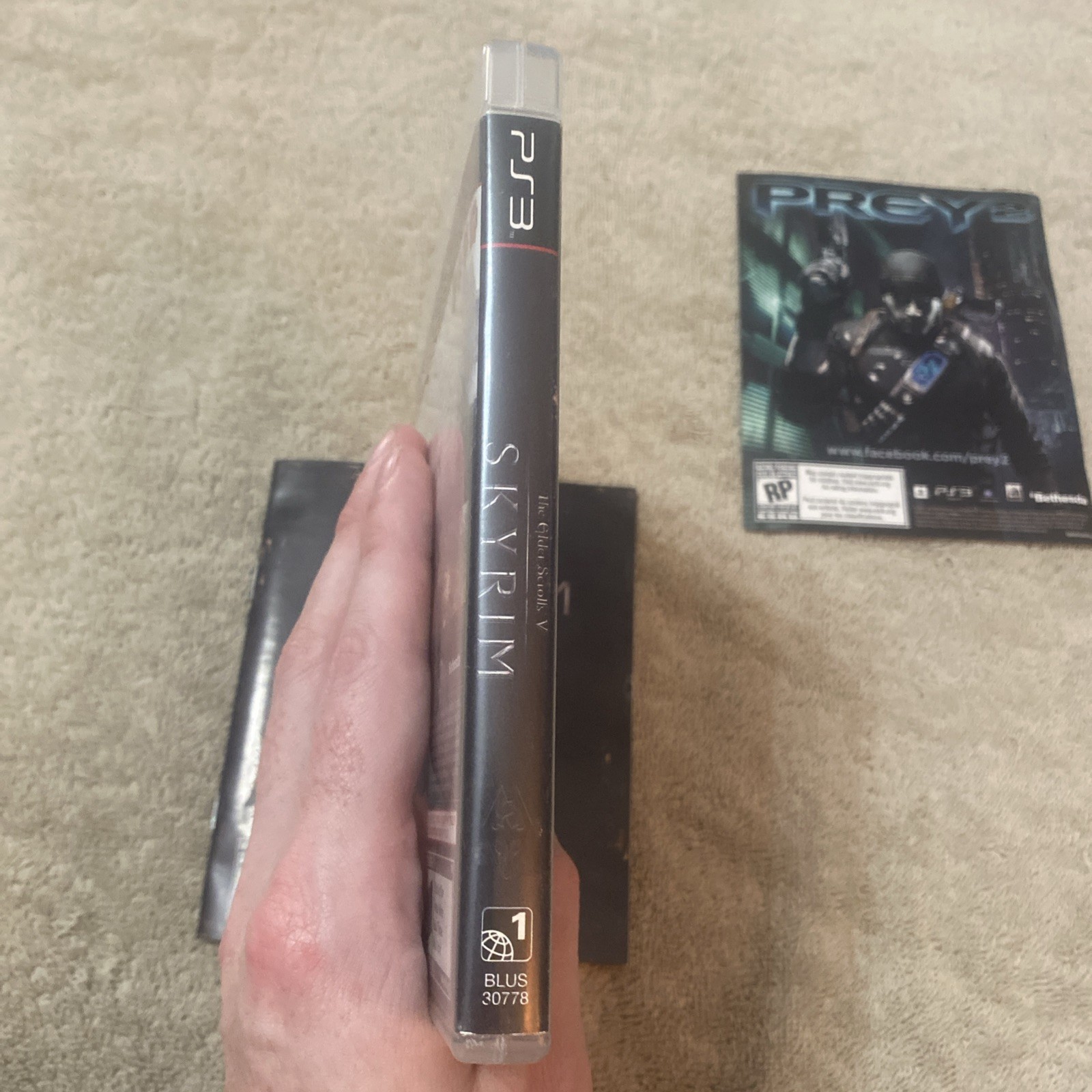 The Elder Scrolls 5 V: Skyrim for PlayStation 3 PS3 With Manual Tested Action M