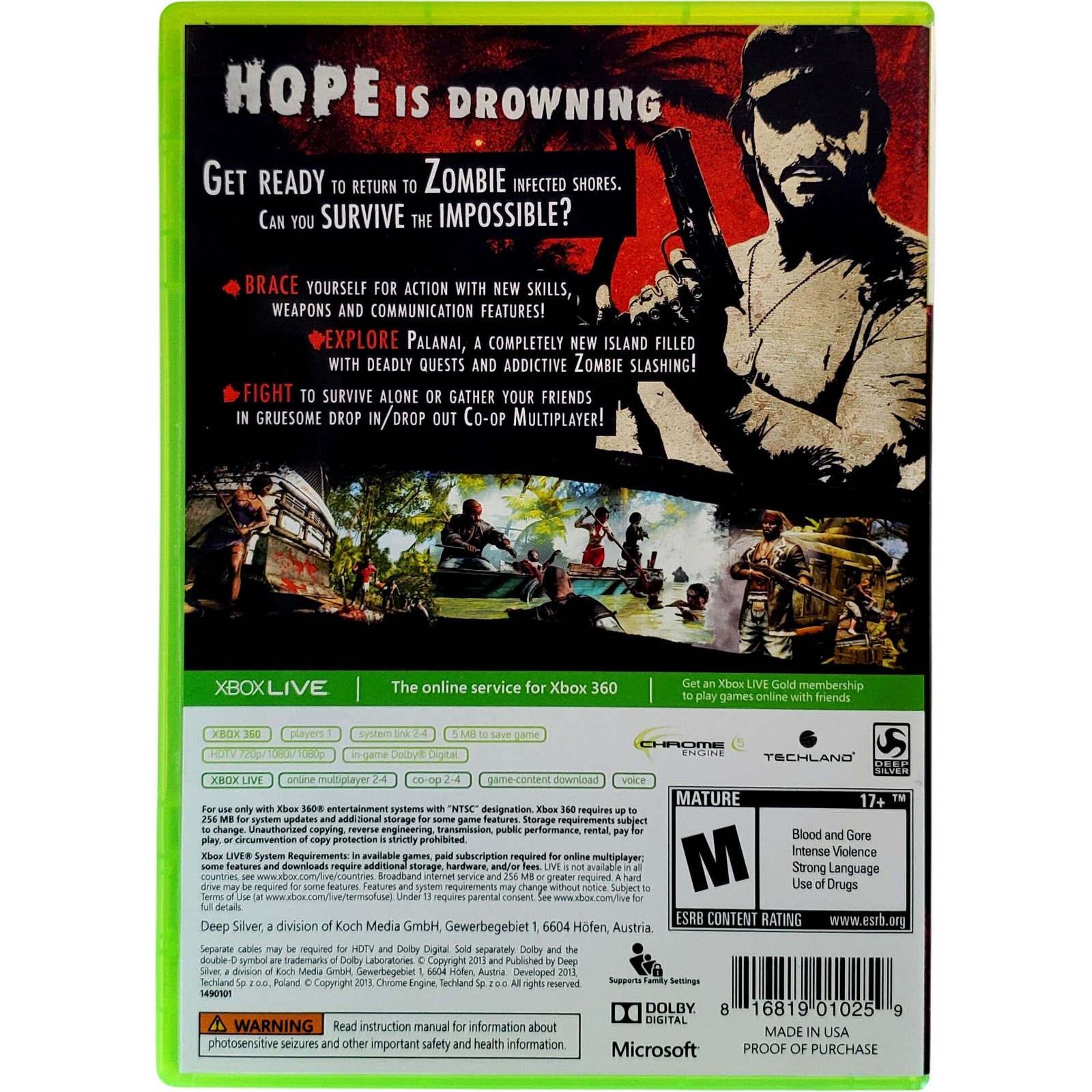 Dead Island Riptide Special Edition – Microsoft Xbox 360 Pristine 1Y Guarantee
