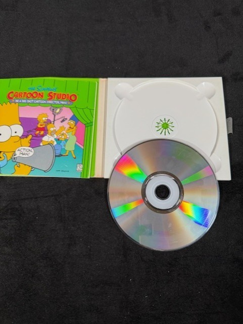 The Simpsons ~ Cartoon Studio PC/MAC CD-ROM Game 1998 Excellent Cond.