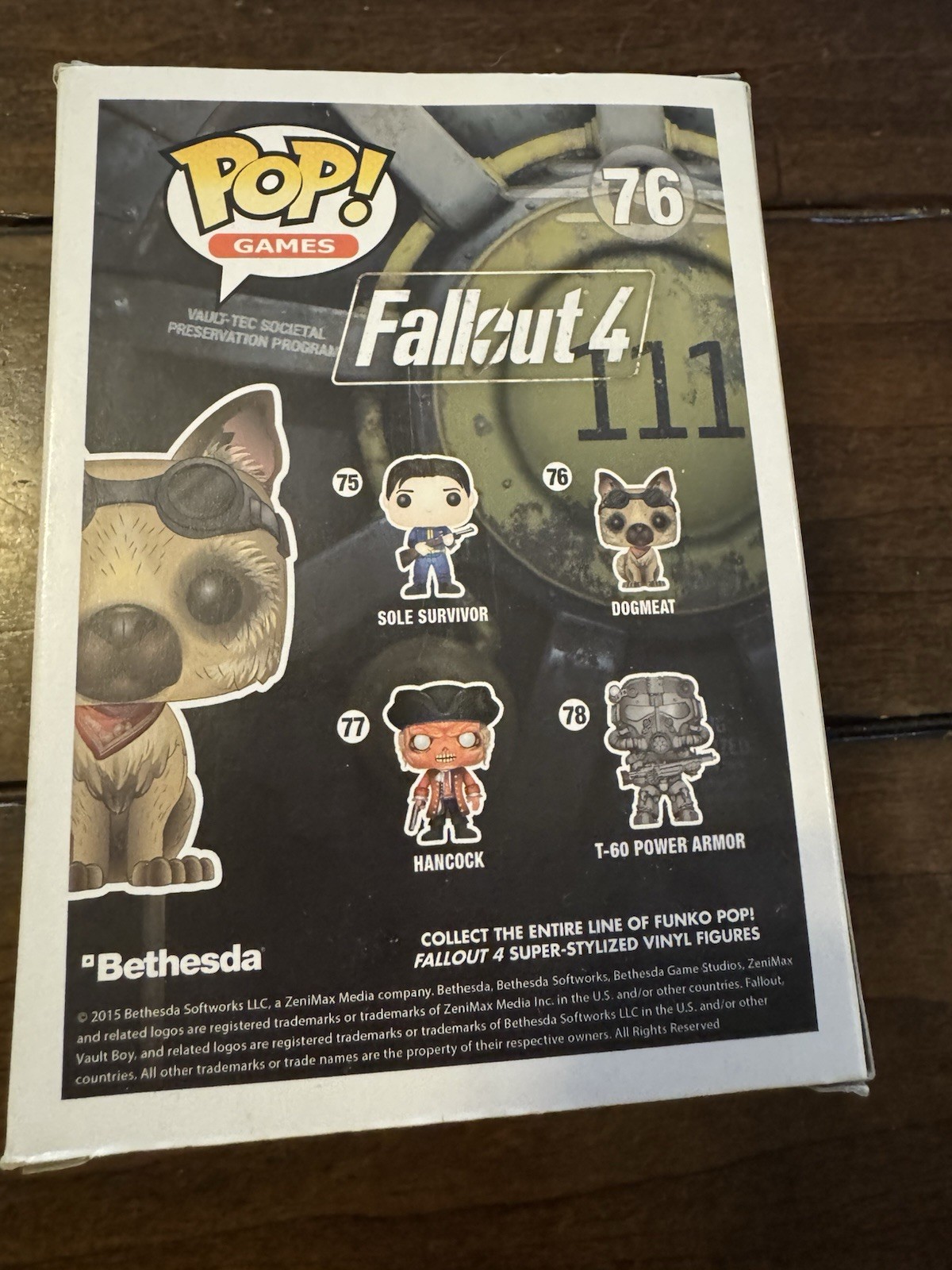 Funko Pop! Games Dogmeat Fallout 4 Vinyl Figure #76