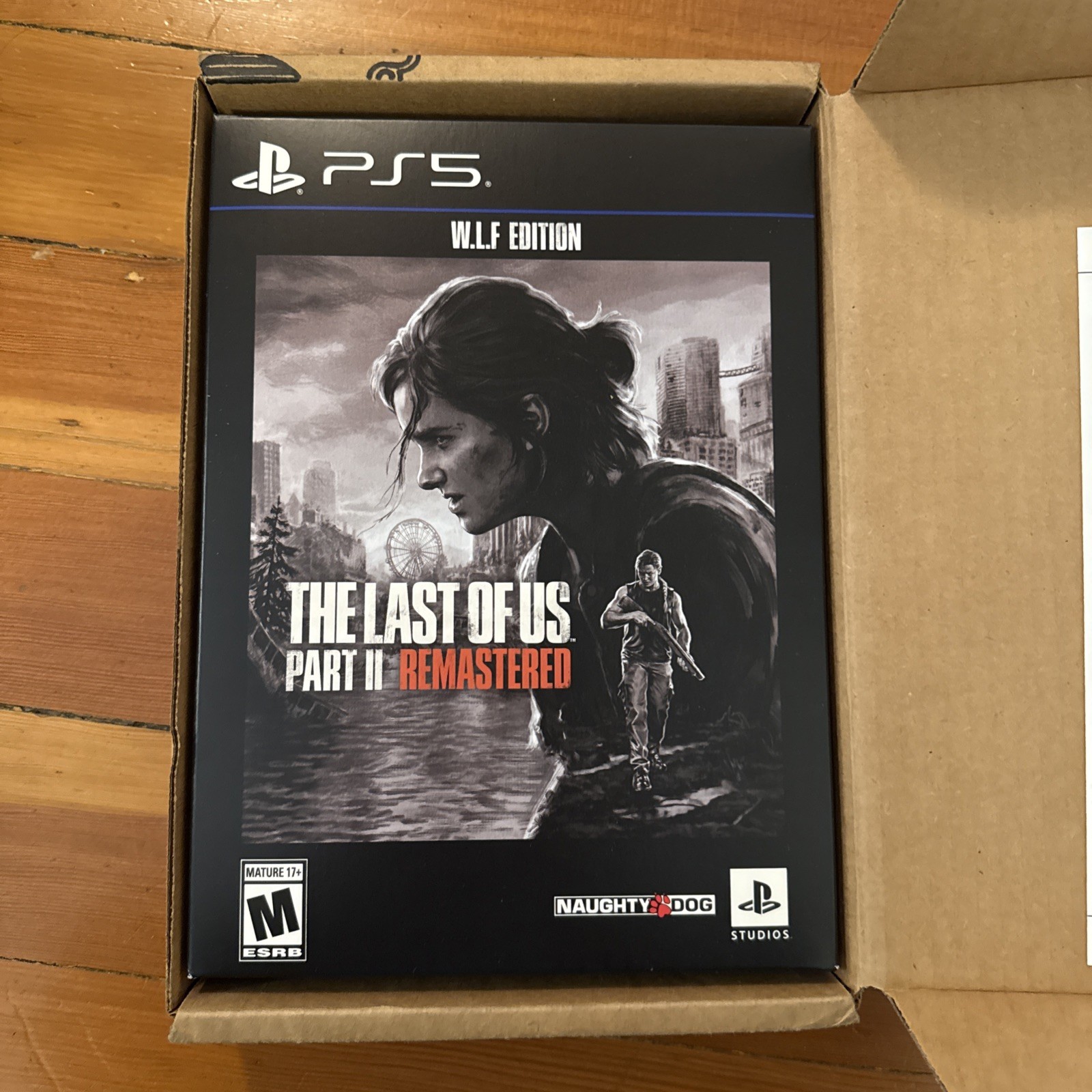 The Last of US Part II Remastered WLF Edition For PS5 Video Game Sealed