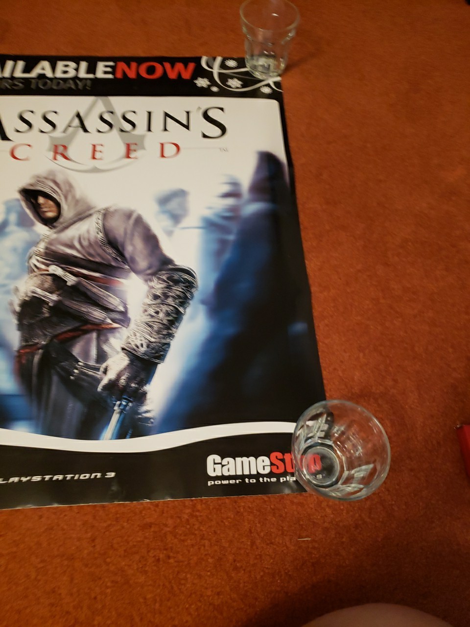 Assassin’s Creed Game Stop Promo Poster. Rare Poster 22x28in [26r]