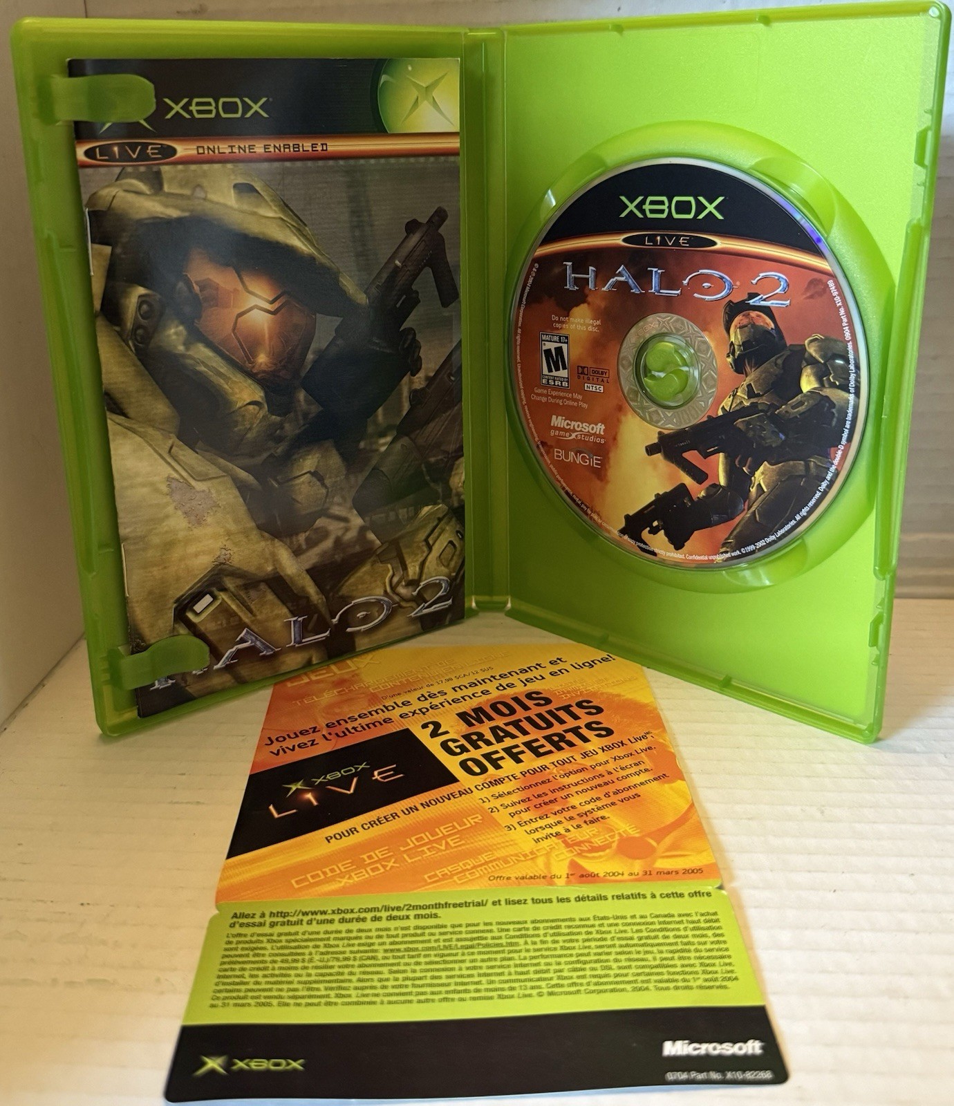 Halo 2 (Microsoft Xbox, 2004) Complete, CIB – Tested
