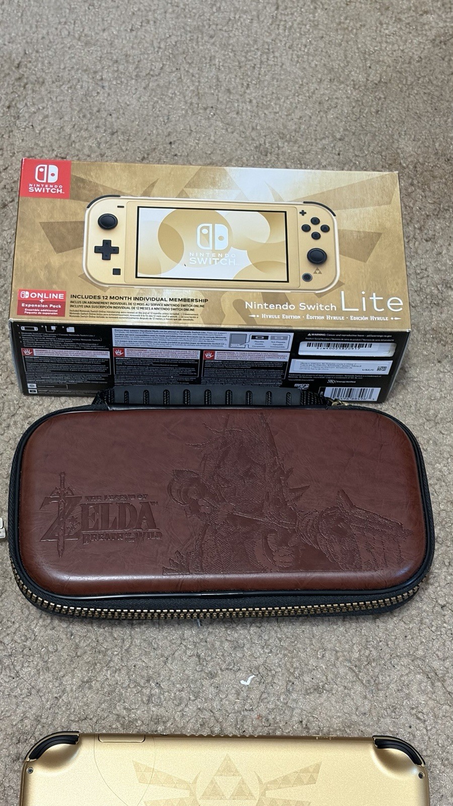 Nintendo Switch Lite Handheld Console – Legend of Zelda Hyrule Edition CIB
