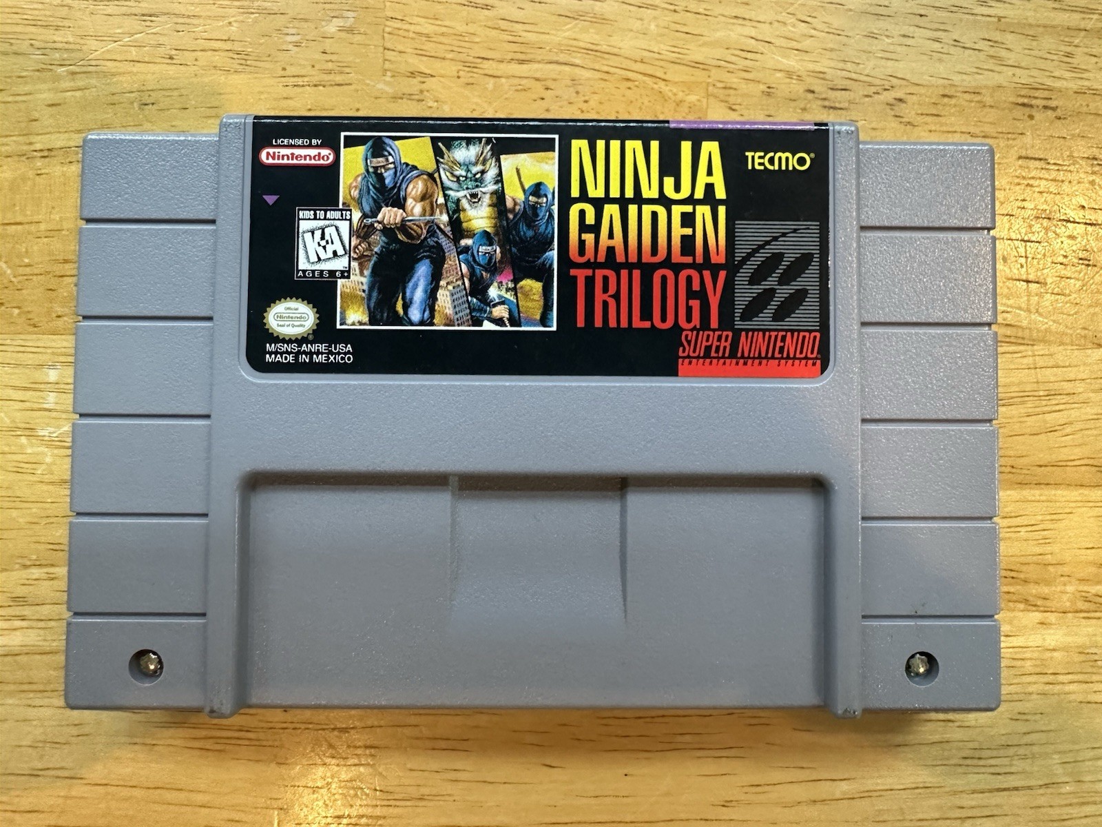 Ninja Gaiden Trilogy – Super Nintendo Entertainment System, (1995)