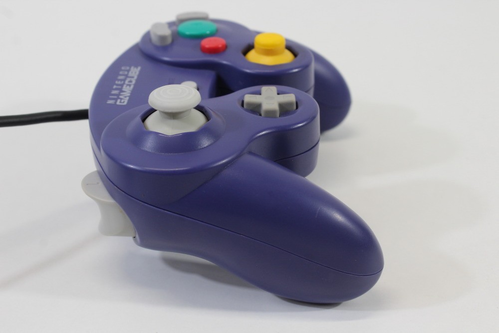 Official Nintendo GameCube Controller Pad NGC DOL-003 Indigo Purple NEW STICK #3