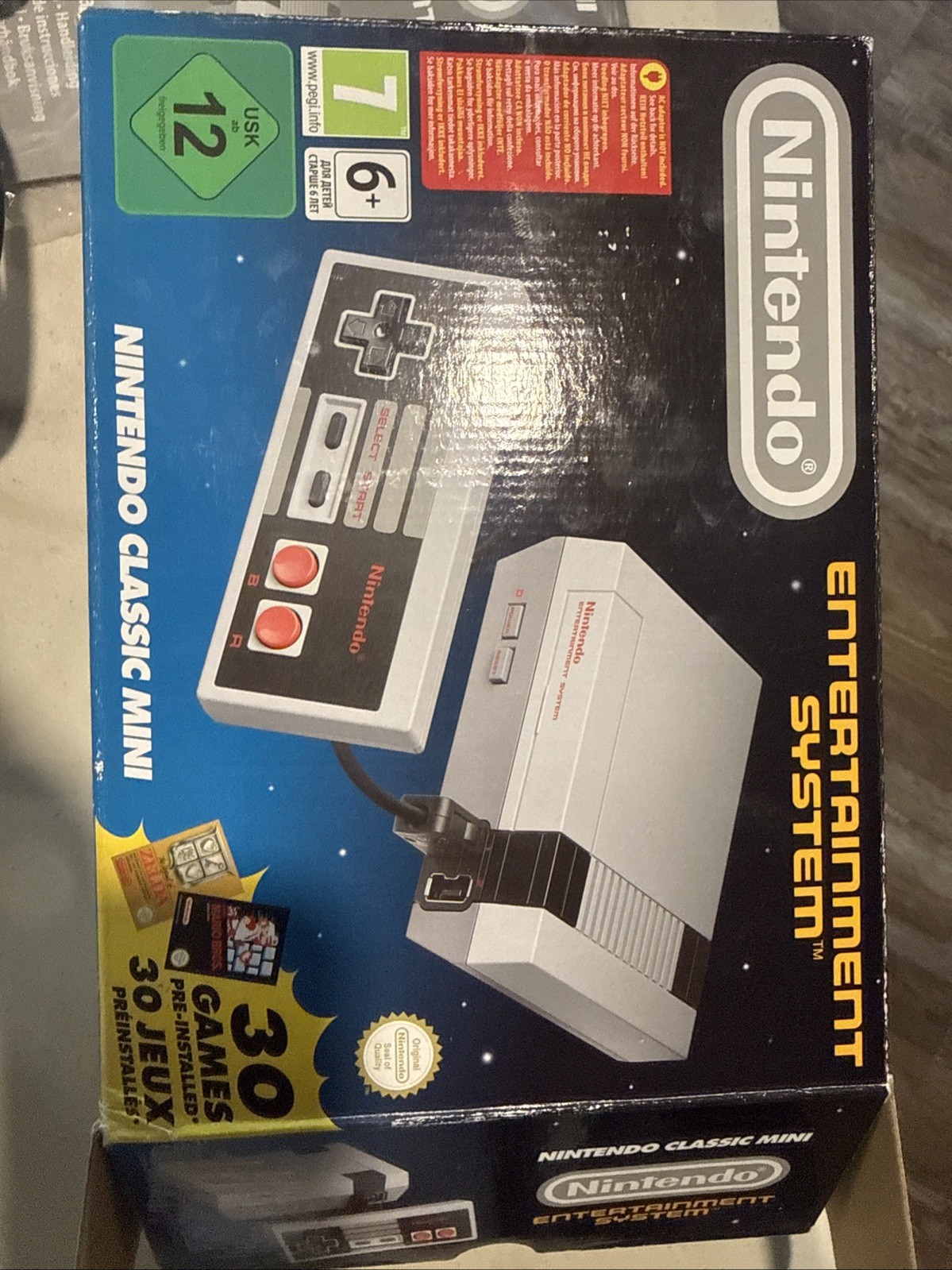 Nintendo Classic Mini SNES 512MB Game Console – Gray