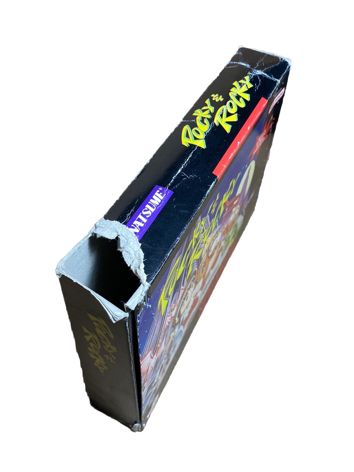 Pocky & Rocky Super Nintendo SNES Natsume Box With Insert ONLY