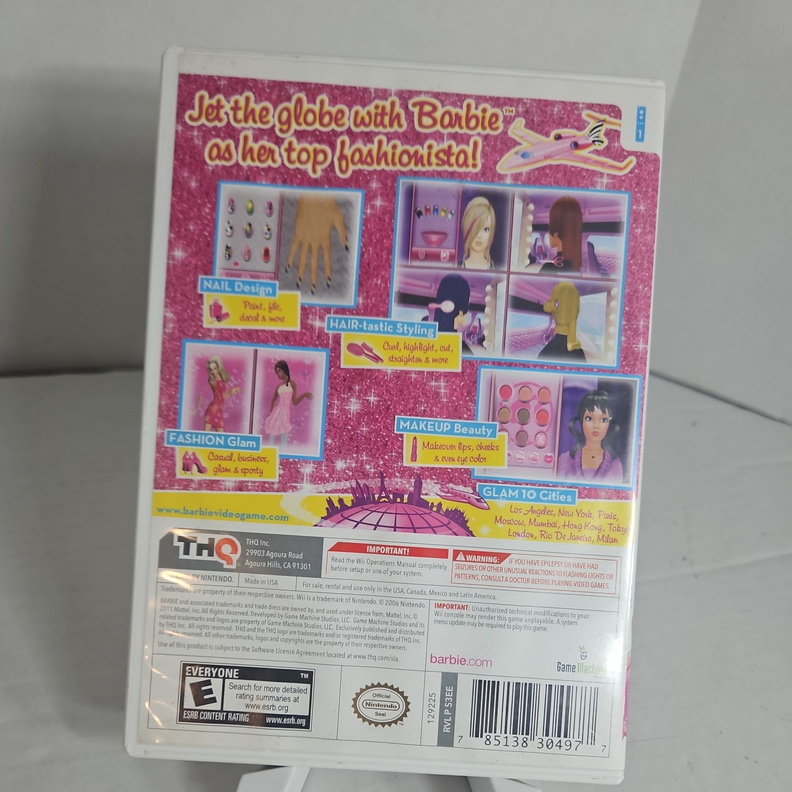 Barbie: Jet, Set & Style (Nintendo Wii, 2011)