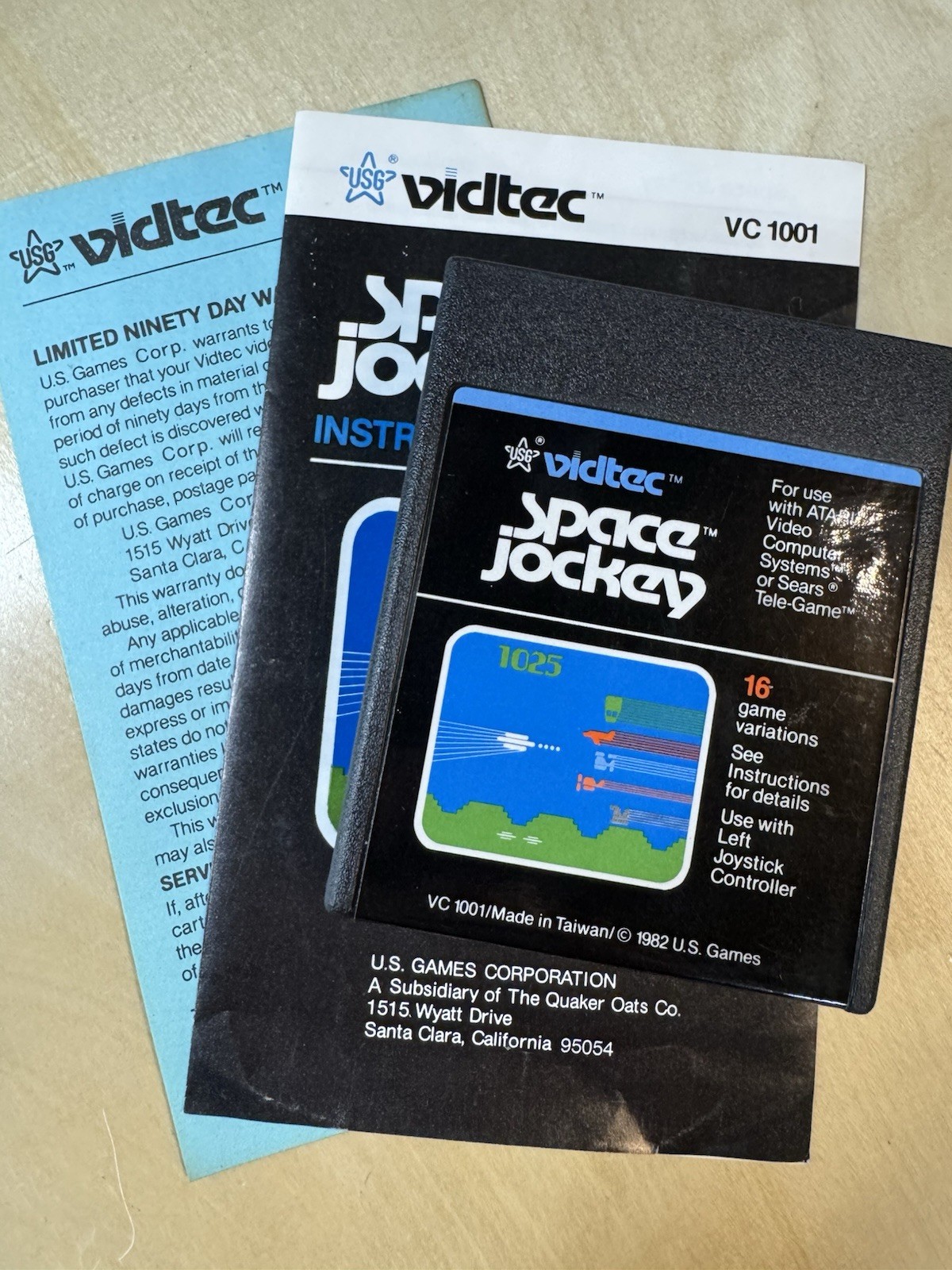 Atari 2600 Space Jockey – Towering Infernal – Sneak’n Peek – 3 Games – All CIB