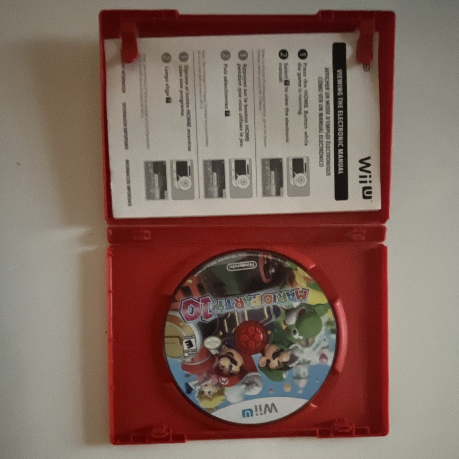 Nintendo Mario Party 10 for Wii U Complete w/ Case Disc Manual NTSC-U/C E