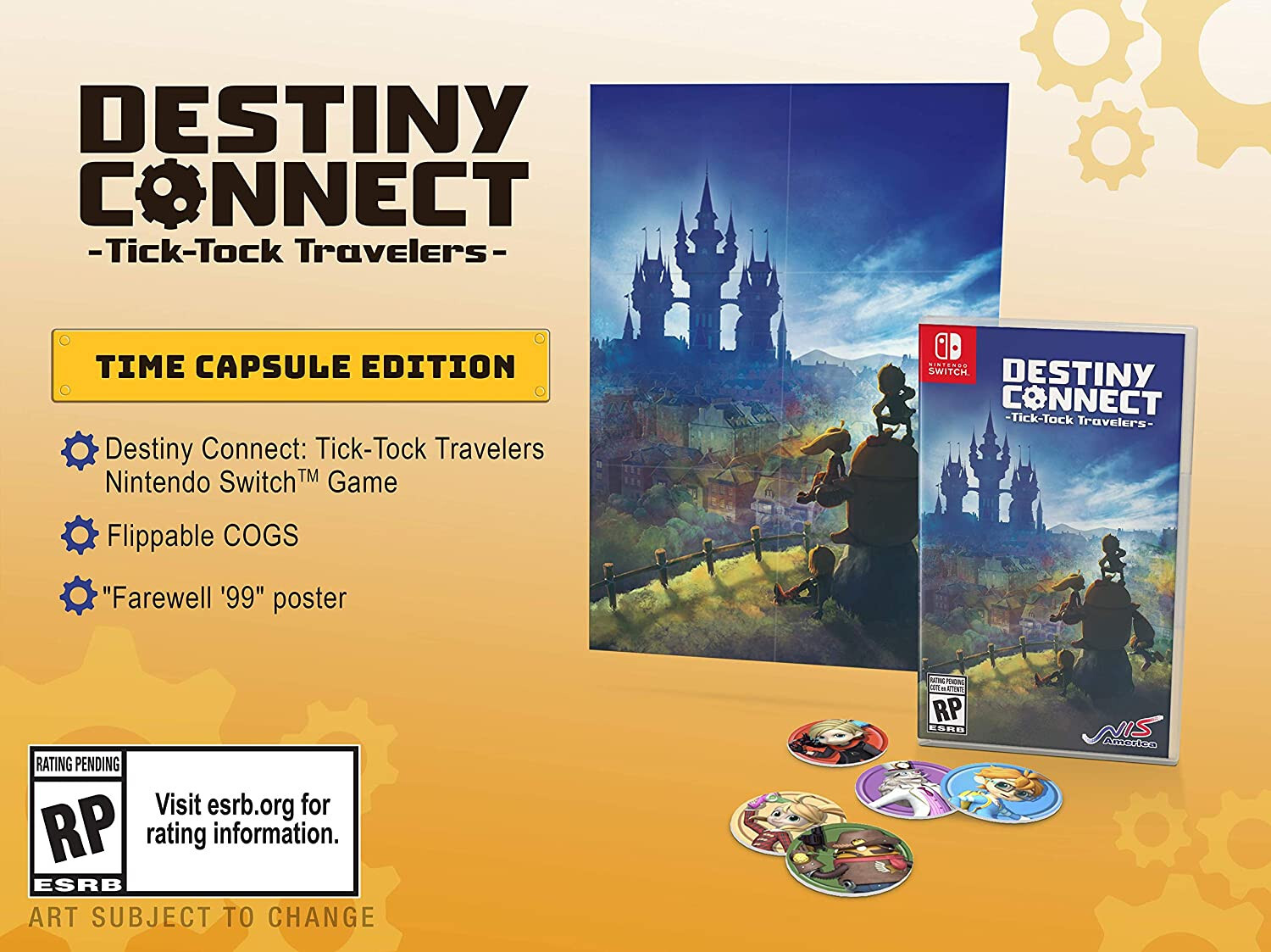 Destiny Connect Tick-Tock Travelers *TIME CAPSULE EDITION* (Nintendo Switch) New