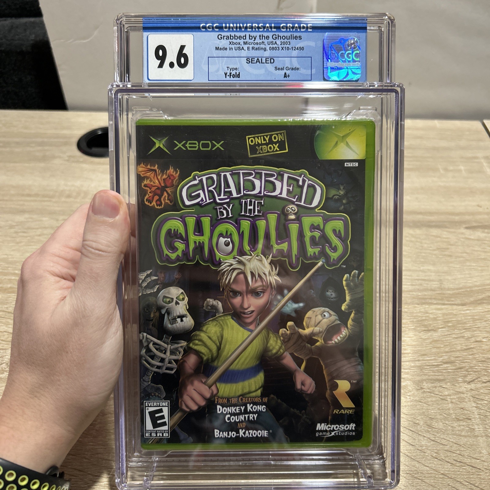Grabbed by the Ghoulies • CGC 9.6 A+ • 1st Print • Xbox Rare