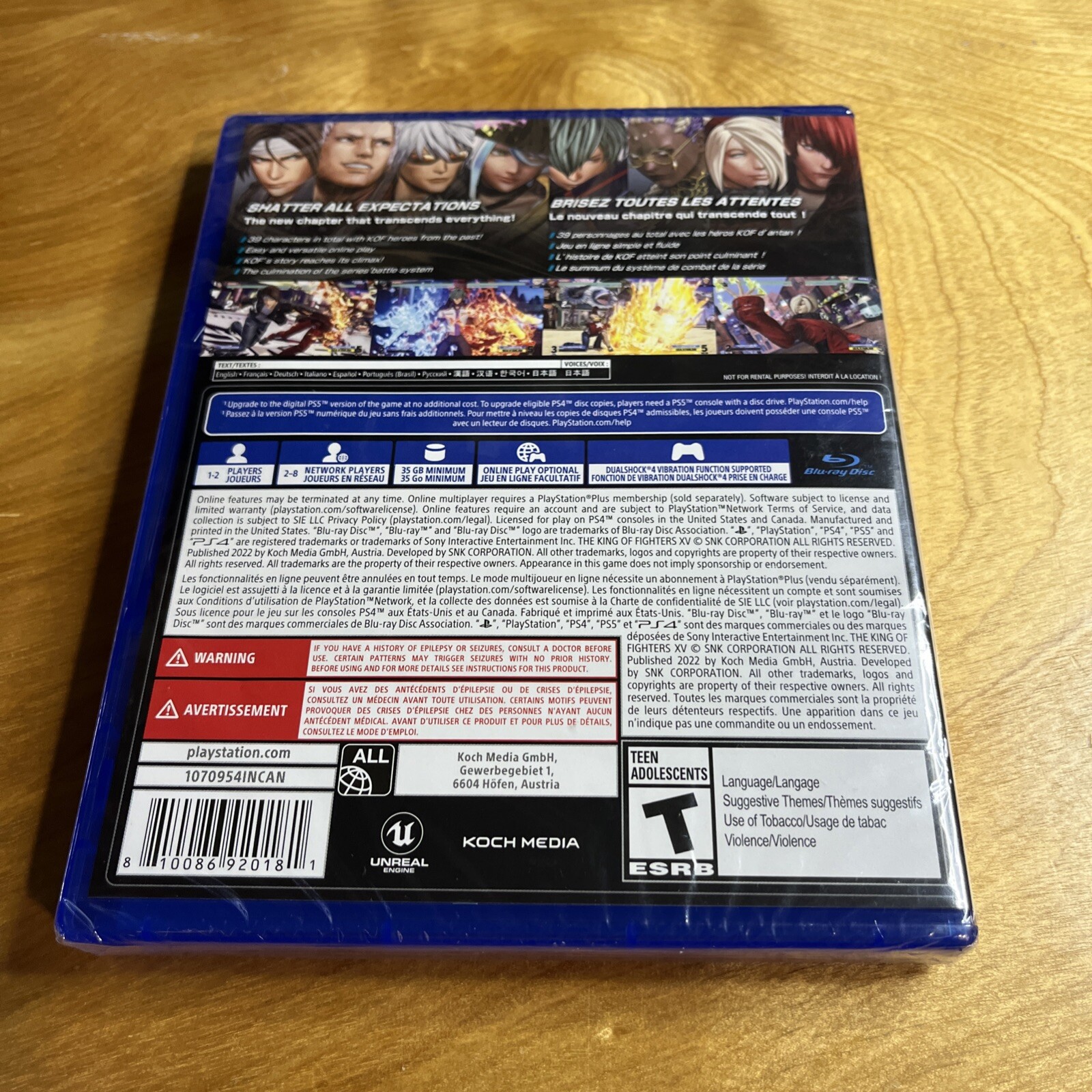 The King Of Fighters XV 15 – PS4 – Brand New | Factory Sealed